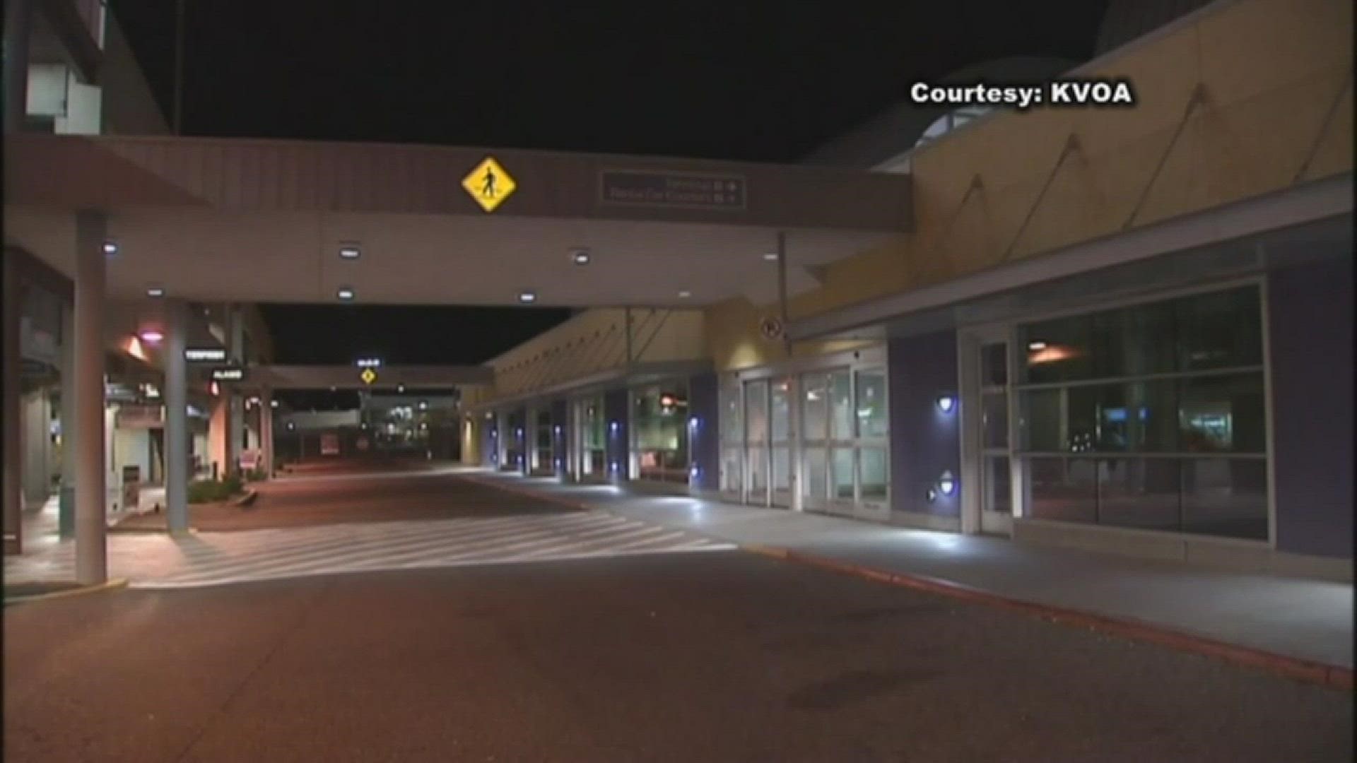 A baby was found in a women's bathroom at the Tucson International Airport.