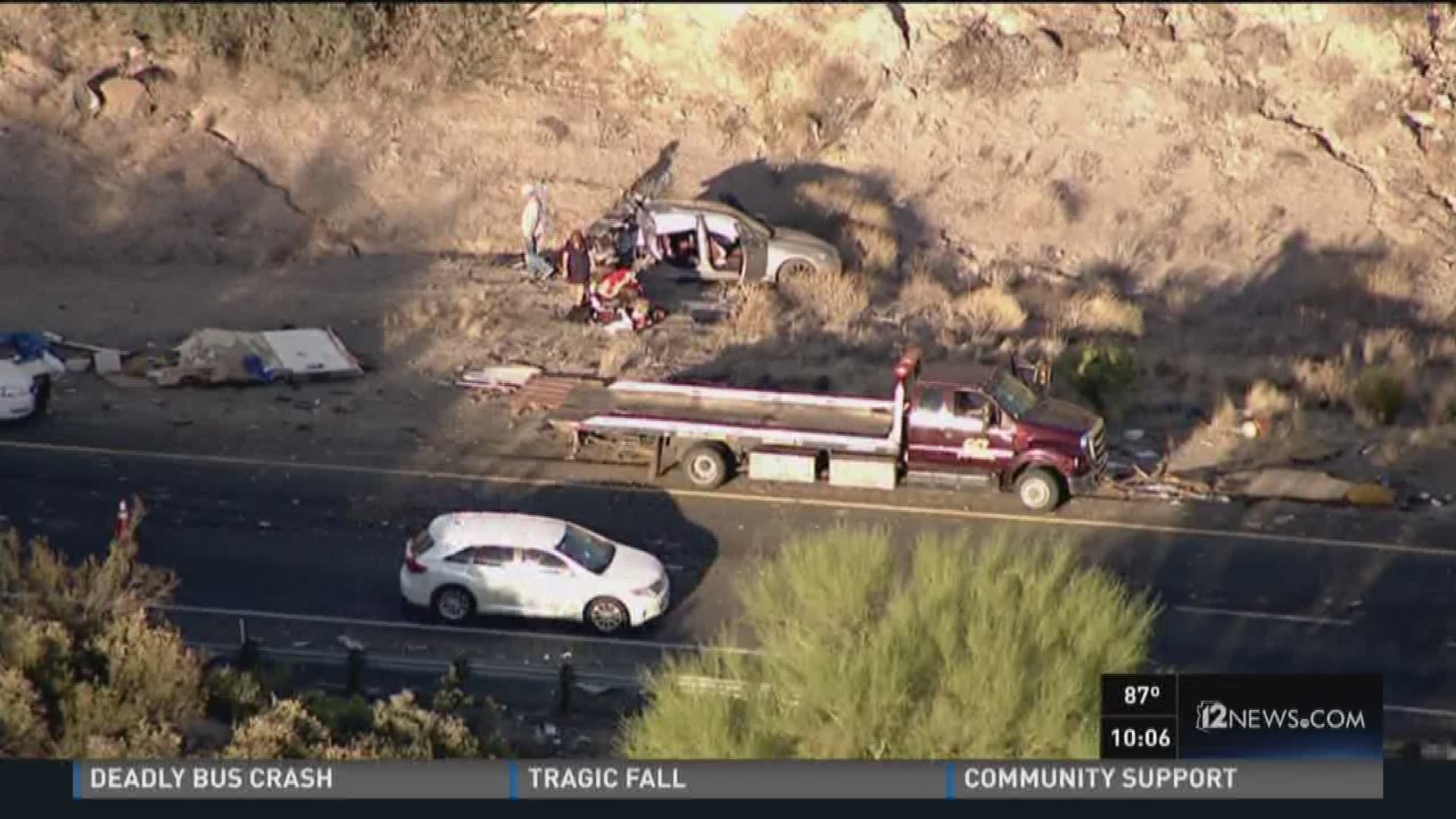 17 injured in crash on I17 SB near Black Canyon City