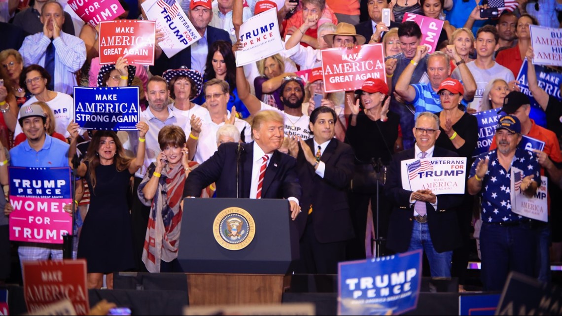 PHOTOS: Inside the Phoenix Trump rally | 12news.com