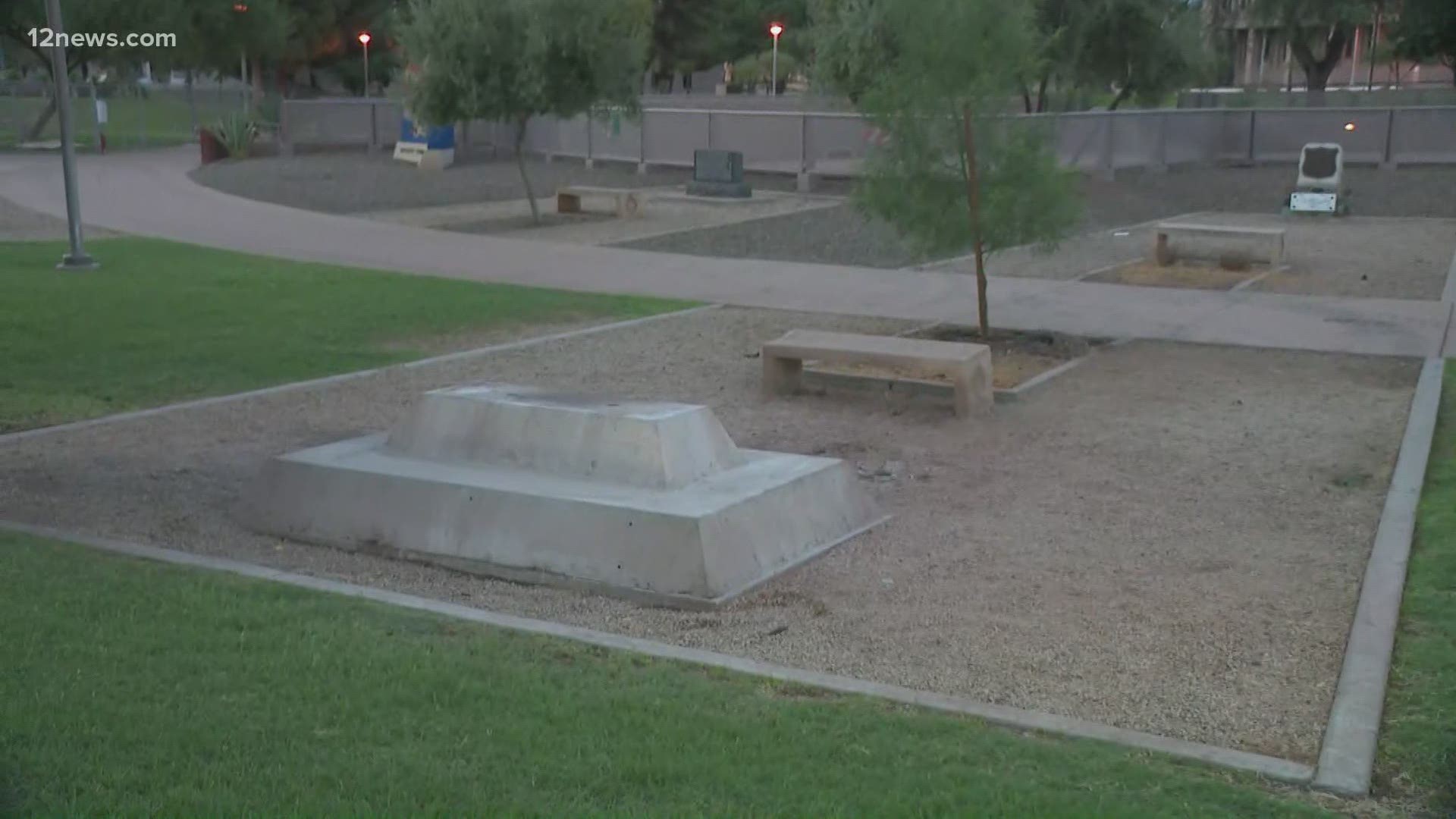 The Confederate monument from the Arizona state Capitol was quietly removed early Thursday. Team 12's Jen Wahl has the latest.