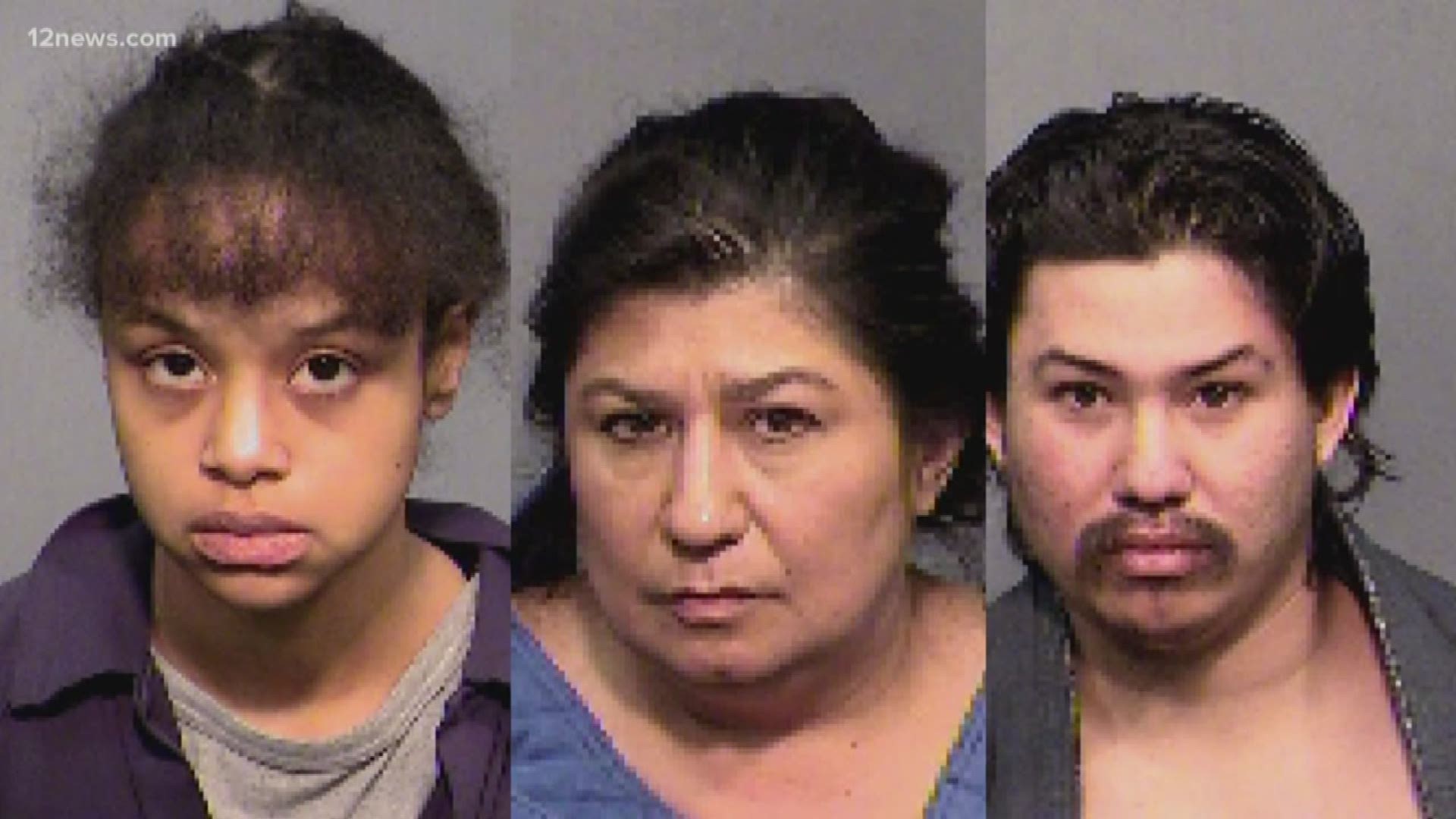 The two parents and grandmother all face charges of first-degree felony homicide and two counts of child abuse.