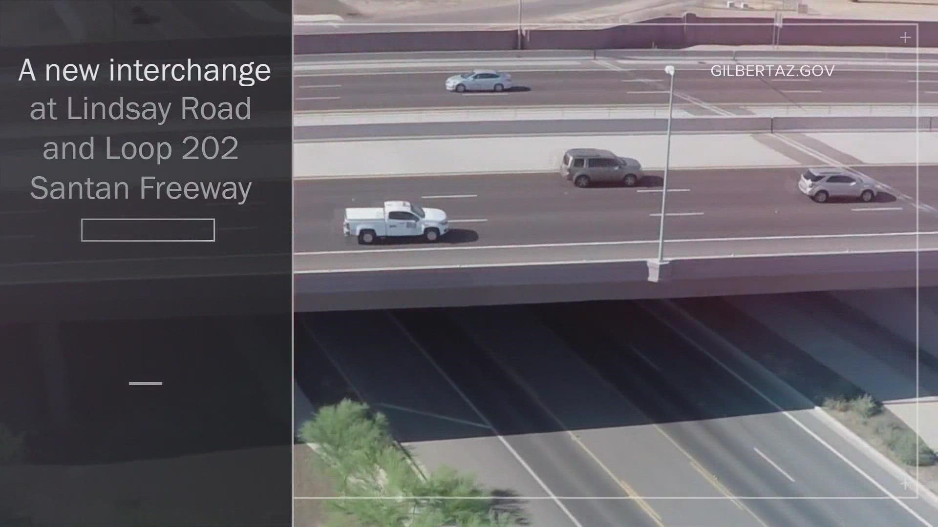 Construction progressing on Loop 202 Santan project in Gilbert | 12news.com