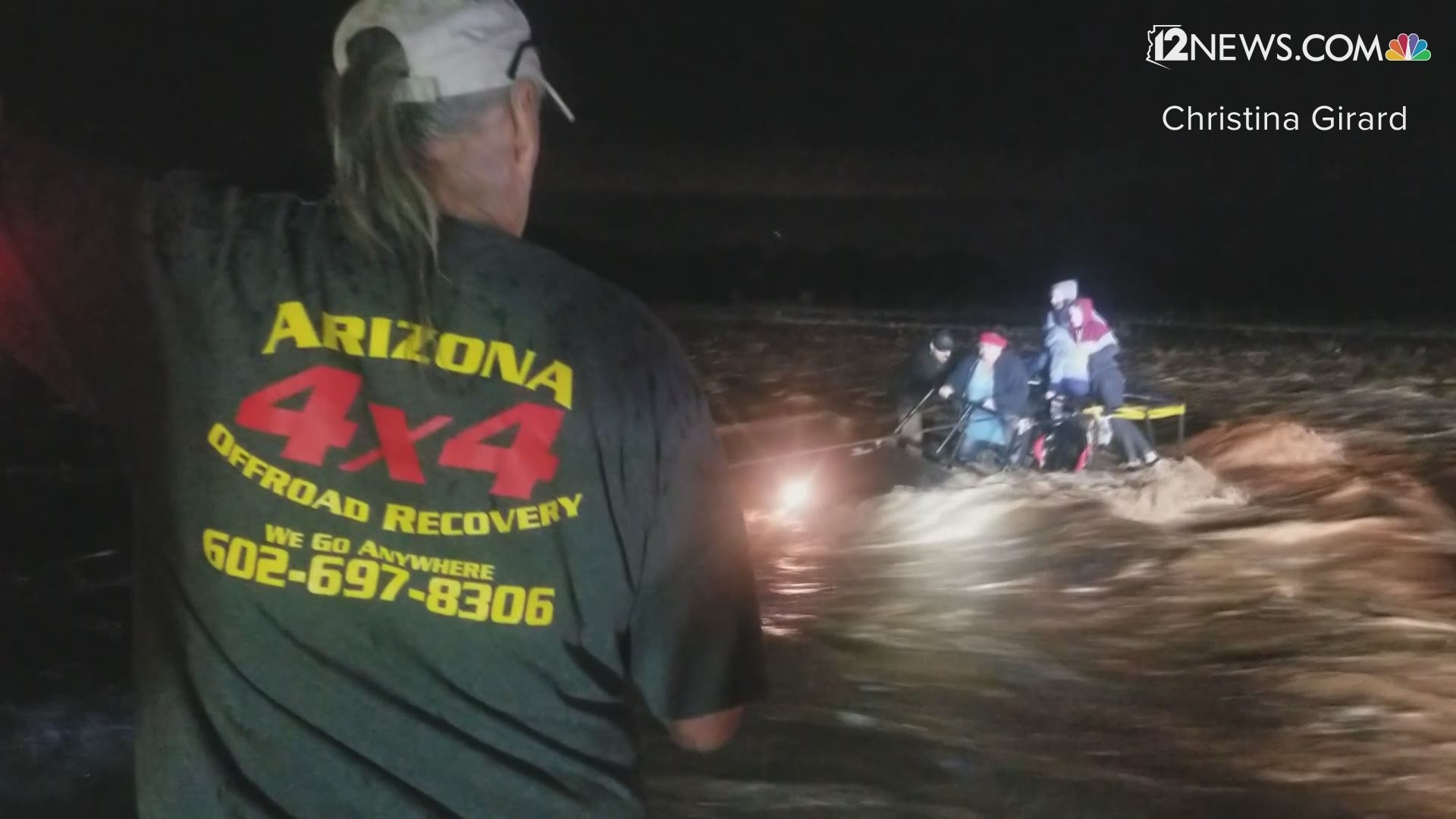 The crew was Arizona 4x4 OffRoad Recovery. Video sent in by Christina Girard.