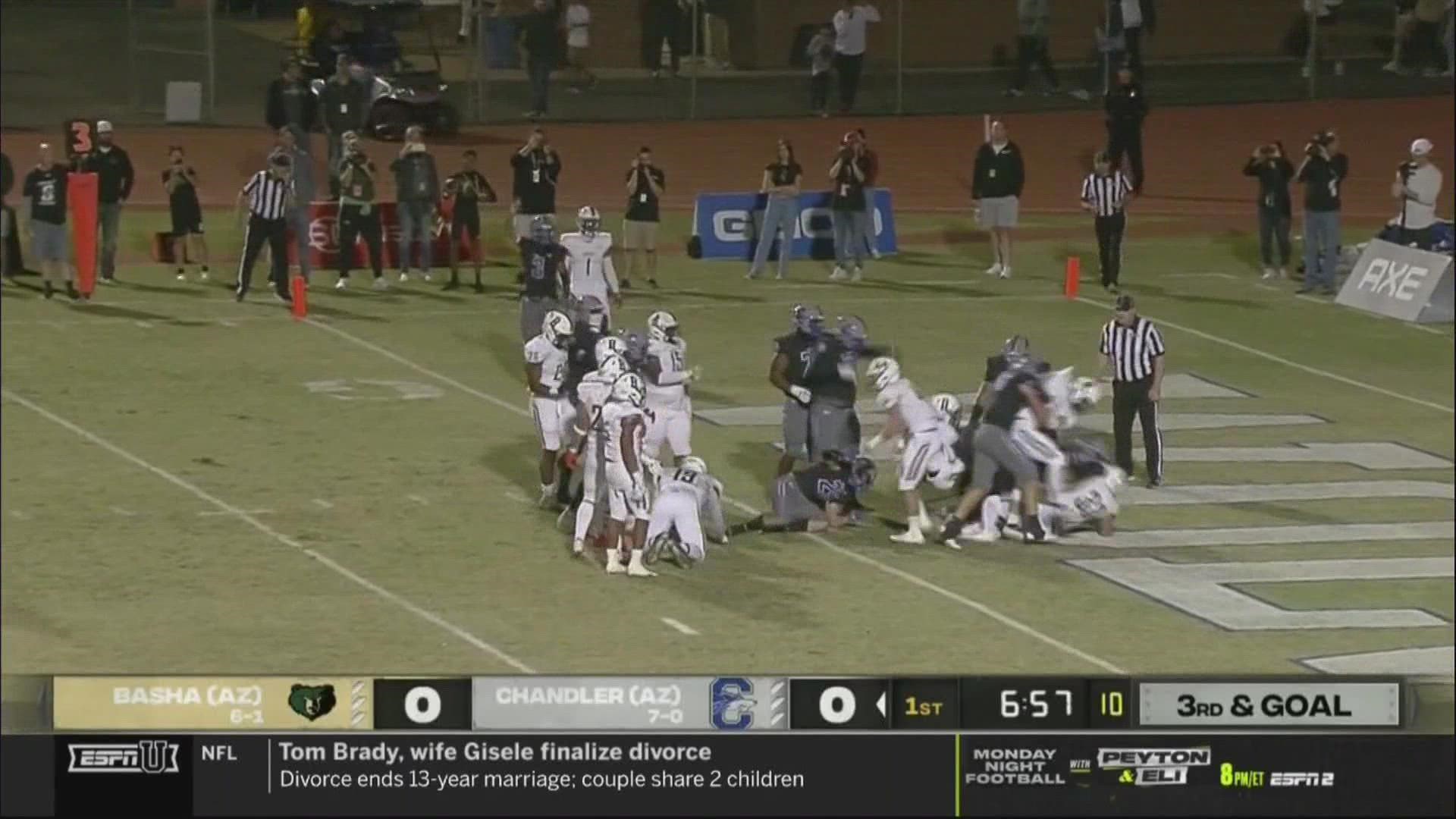 Basha takes down top-ranked Chandler on national television.