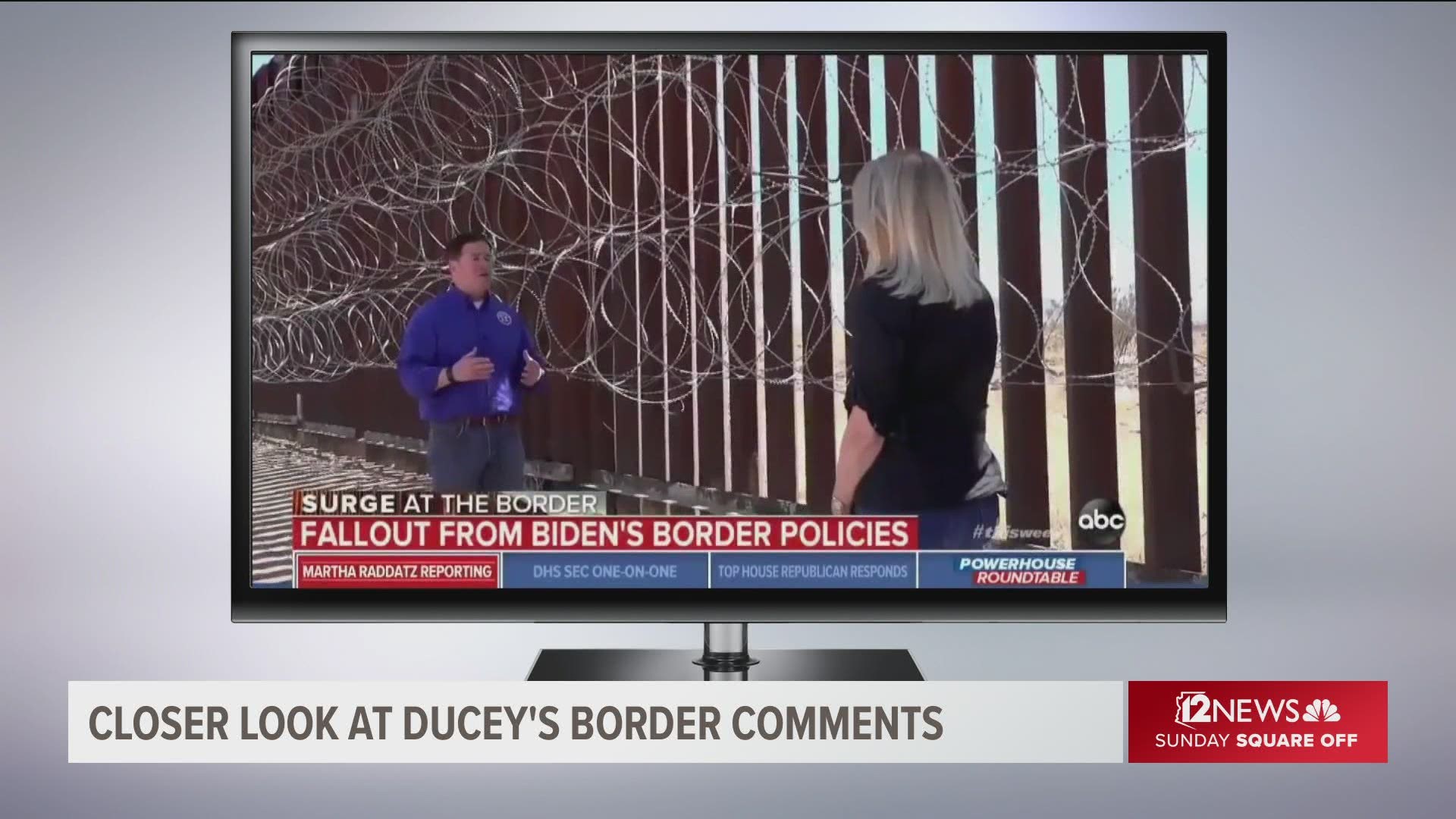 The governor was on national news last week explaining the Southwest border situation to millions of viewers.