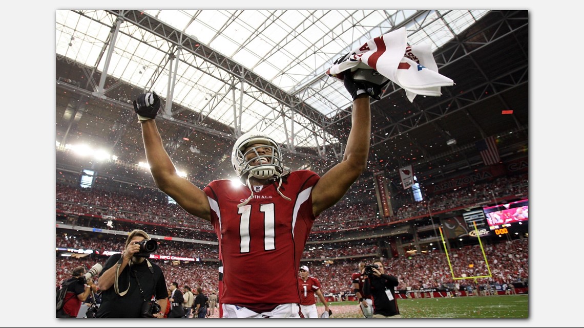 Arizona Cardinals on X: Heading into our last white on red game game on  Dec. 19, 2010, @LarryFitzgerald had 7,928 career receiving yards. The next  time he will suit up in white