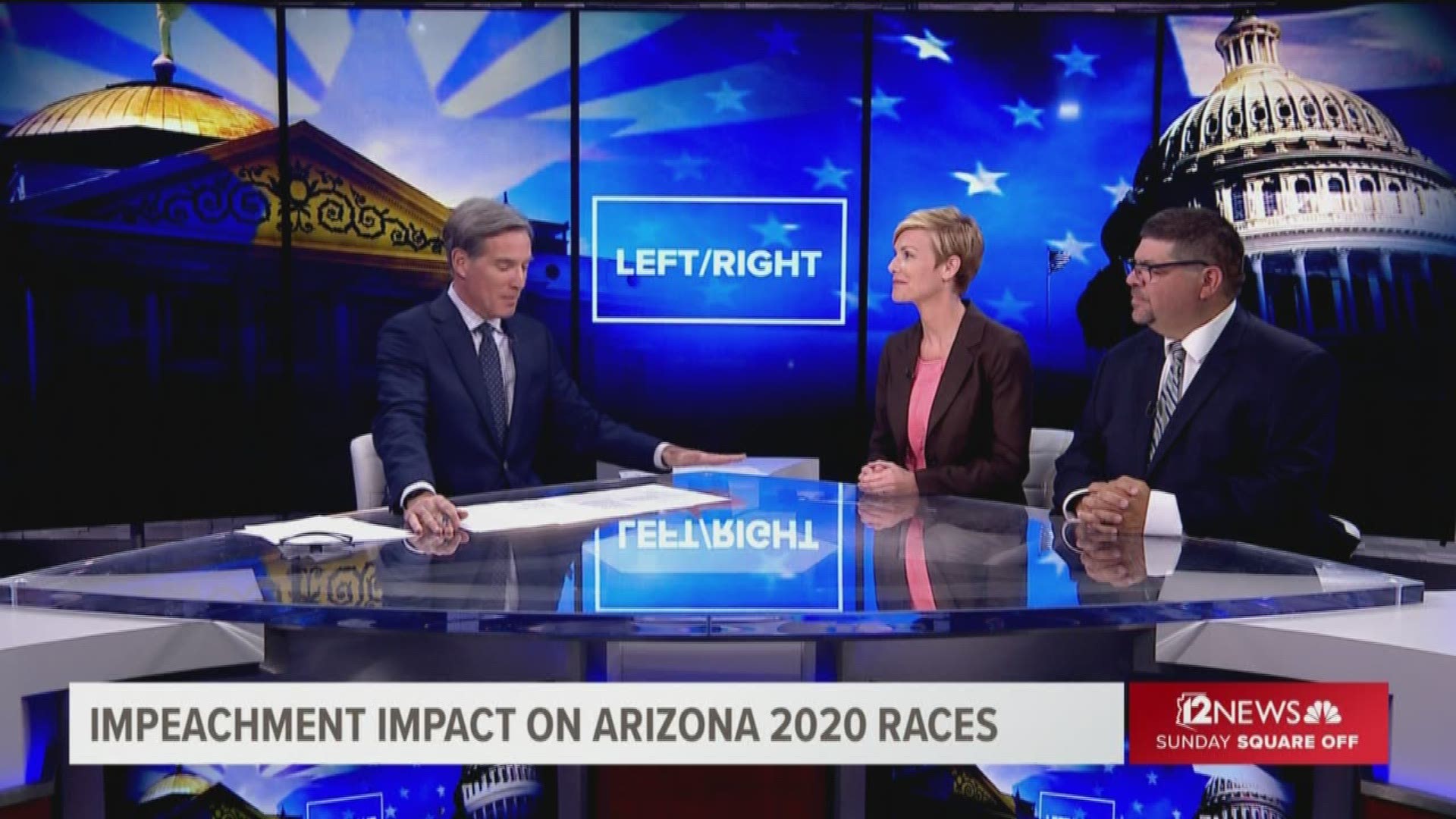 In our Left/Right debate, Julie Erfle and Barrett Marson discuss the impeachment inquiry’s potential impact on Arizona’s 2020 vote.