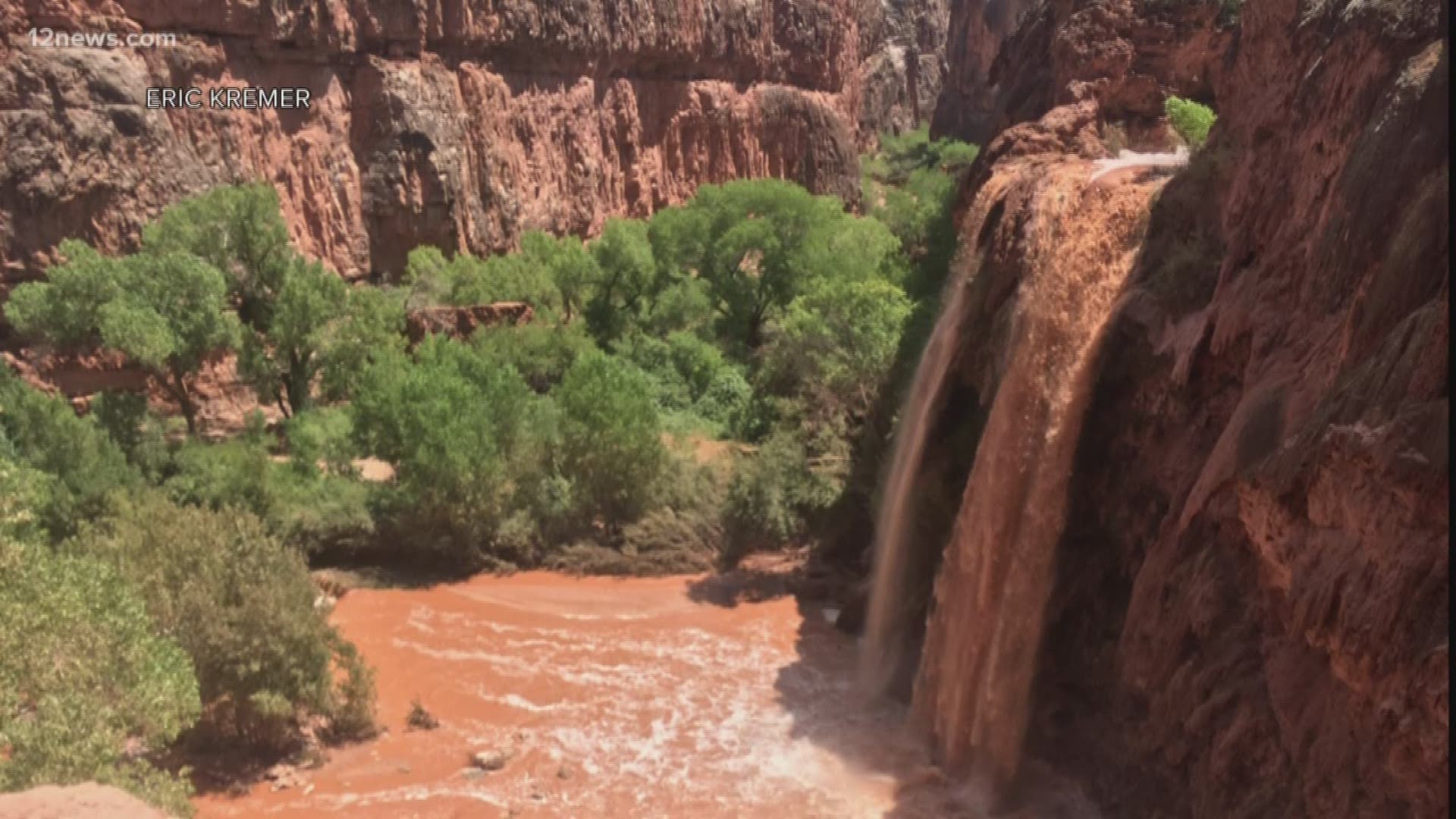Flash flooding caused 200 campers to evacuate the Havasupai Falls area. Some of the evacuees tell us their stories.