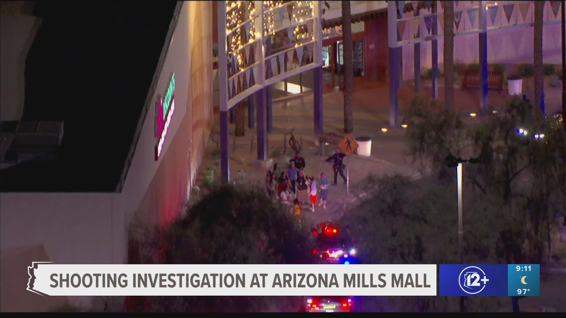 Investigators are still searching for a person who fired shots at Tempe's Arizona Mills Mall on Friday.