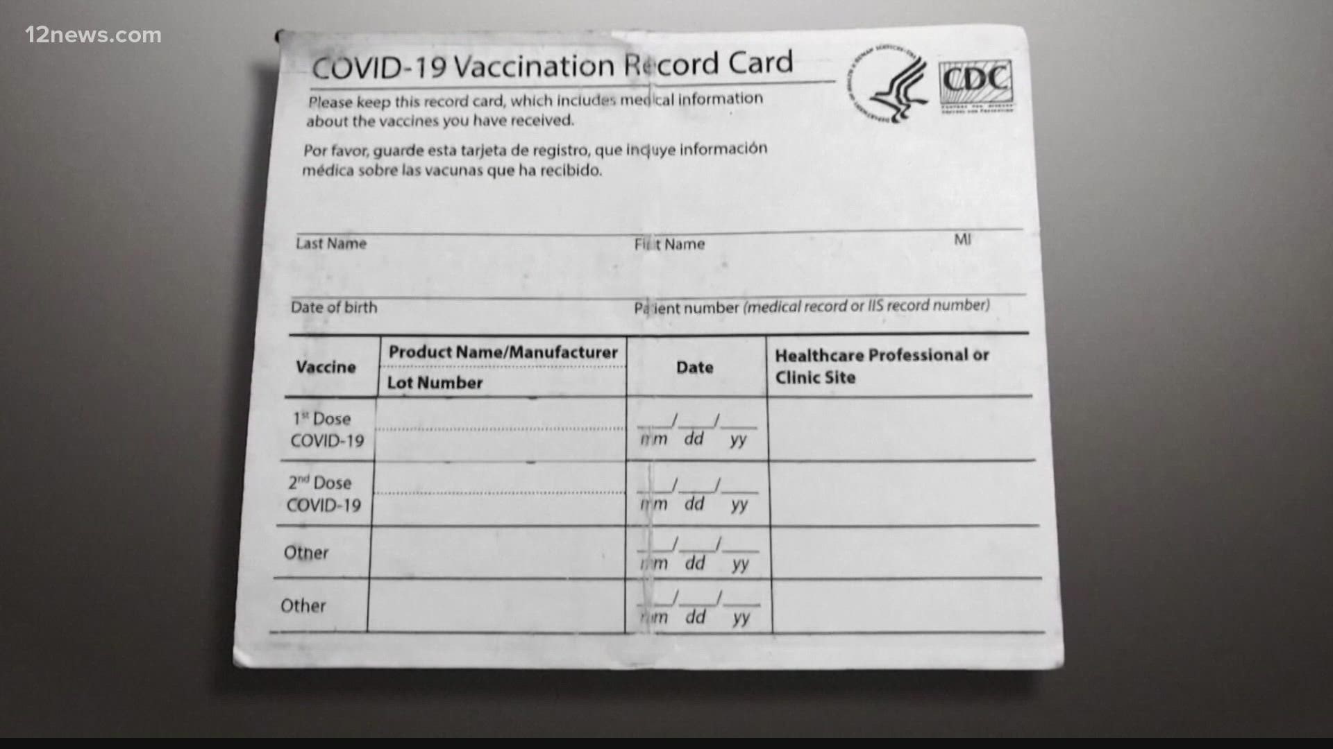 Fake vaccination cards are on the rise and they aren't available just in the dark corners of the internet. People in Phoenix are selling them on mainstream sites.