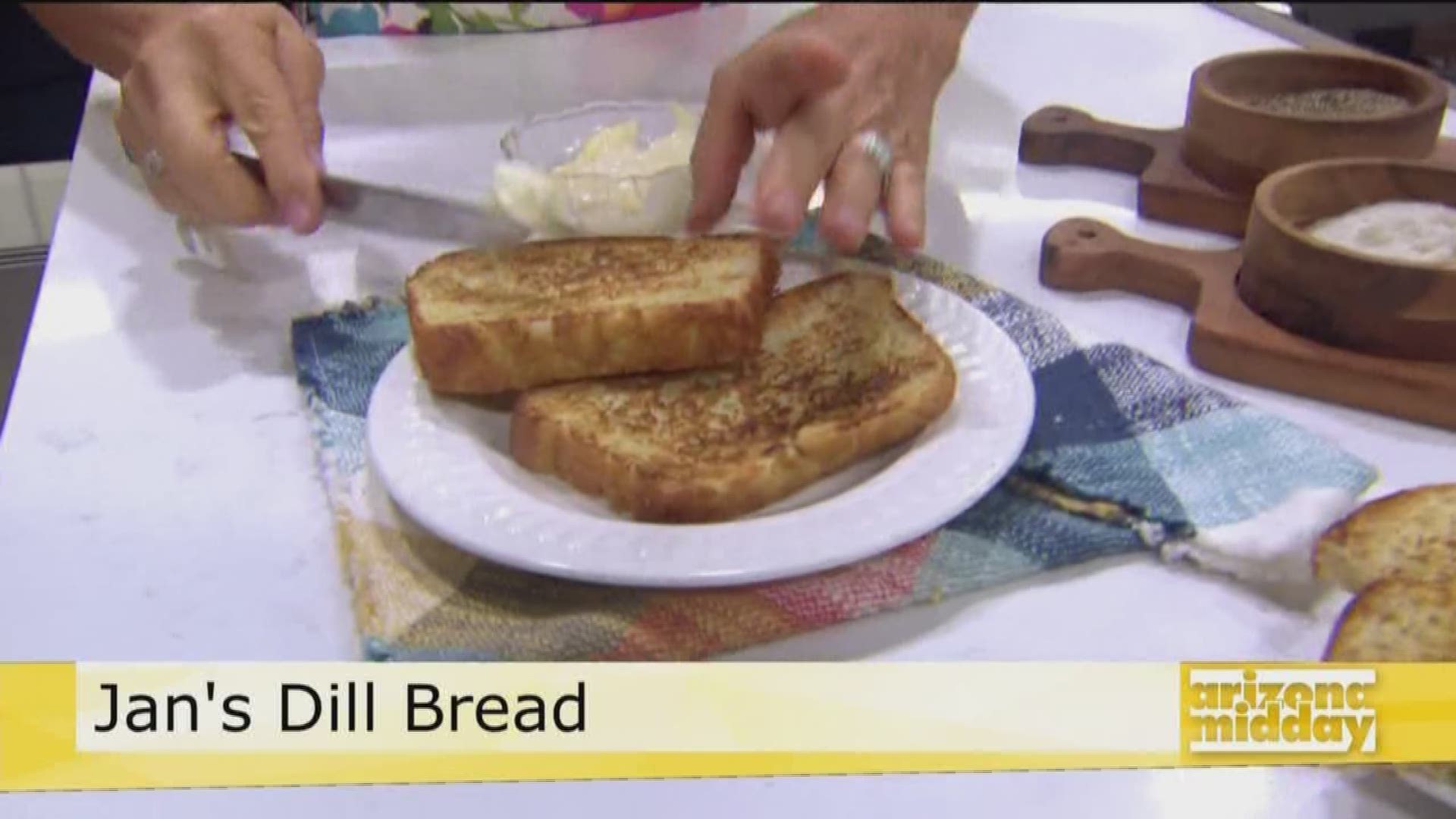 Jan shows us how to make homemade dill bread perfect for a tomato sandwich!