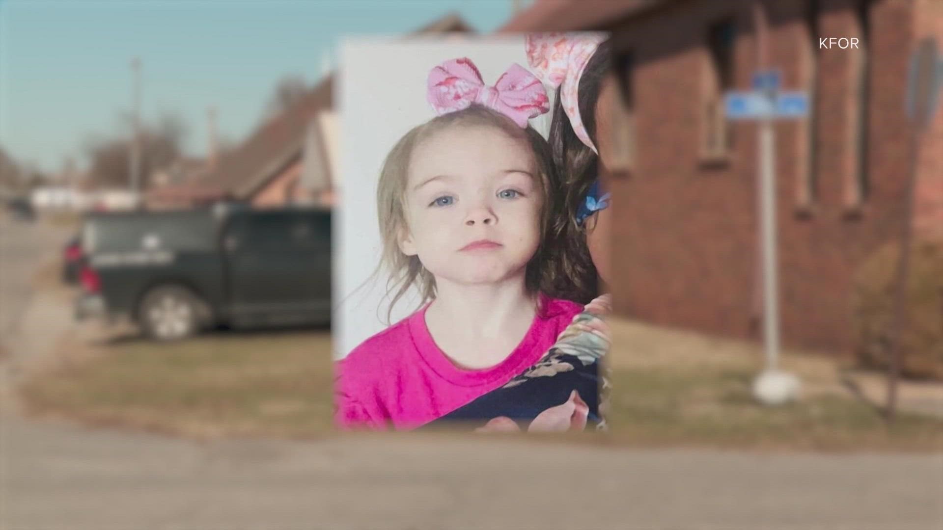 Ivon Adams is one of two caretakers being investigated in connection with the disappearance of Athena Brownfield, 4, in Cyril, Oklahoma.