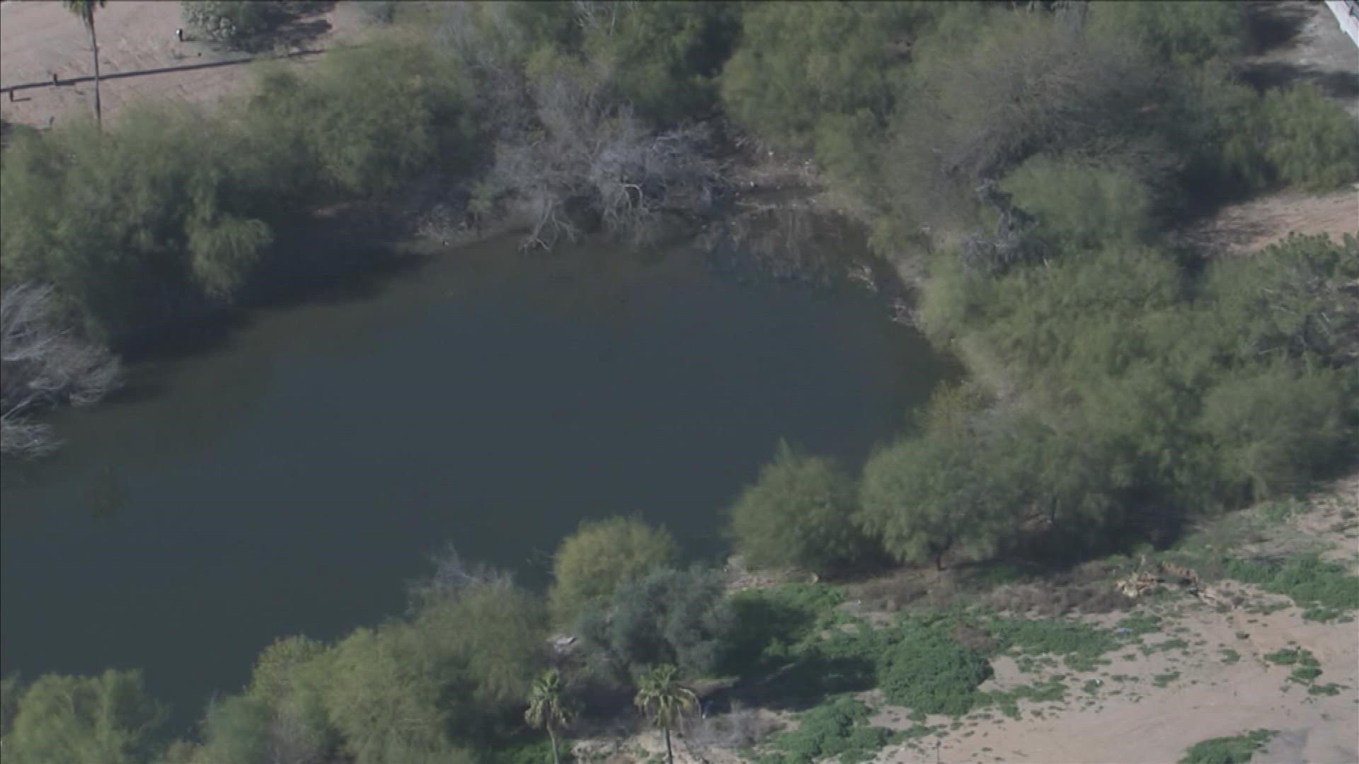 Two teenage girls were found dead in a water retention basin Saturday night, the Mesa Police Department said. The investigation is ongoing.
