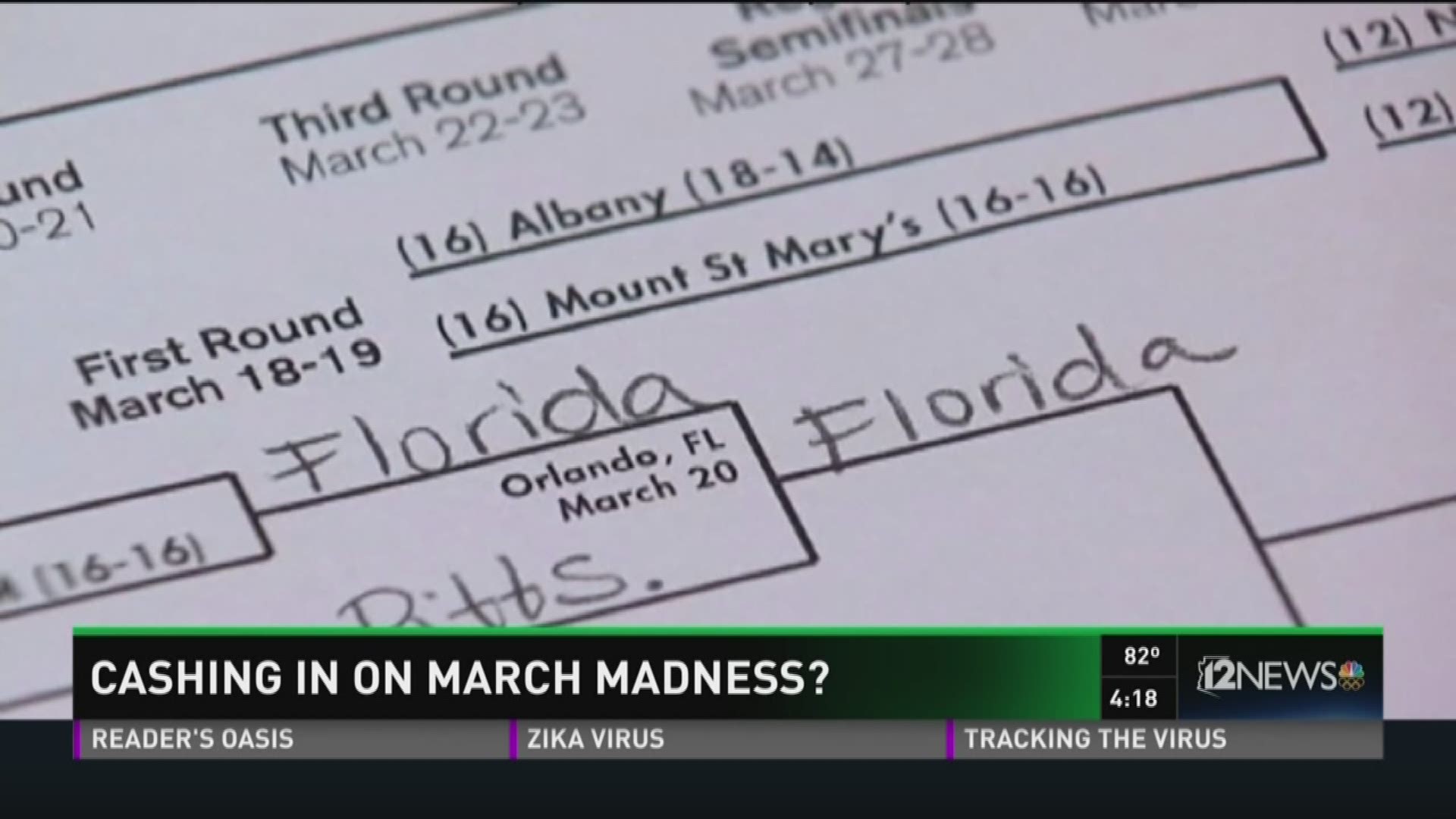 March Madness is a time to cheer on your favorite college basketball team and in some cases try and predict who's going to win the NCAA College Basketball tournament.