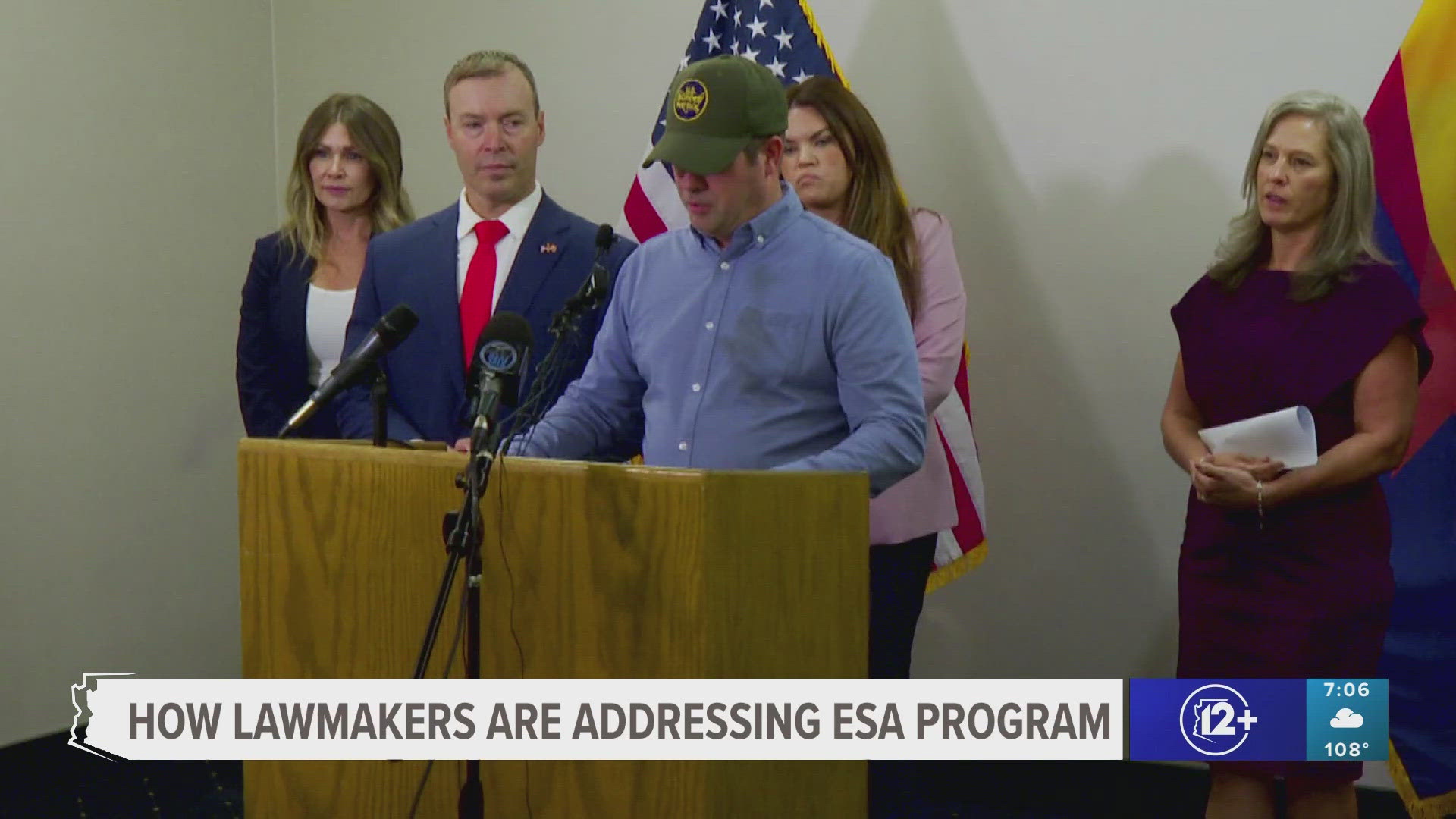 Senate President Warren Petersen (R) and Senator Shawnna Bolick (R) did not respond to questions from a reporter on Tuesday about Gina Swoboda’s comments.