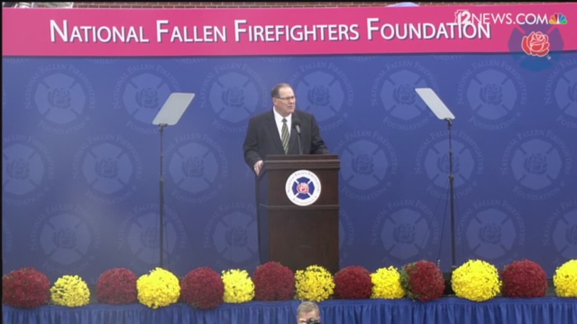 Firefighter Joshua Eugin was honored during the 38th National Fallen Firefighters Memorial Service on Sunday.