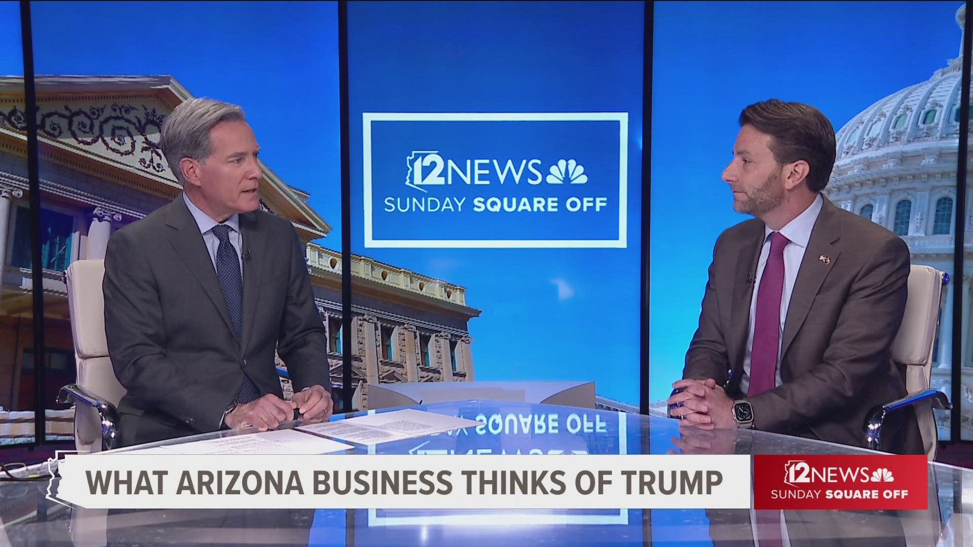 Danny Seiden, CEO of Arizona's largest business trade group, discuss the economic impact of President Trump's first two months