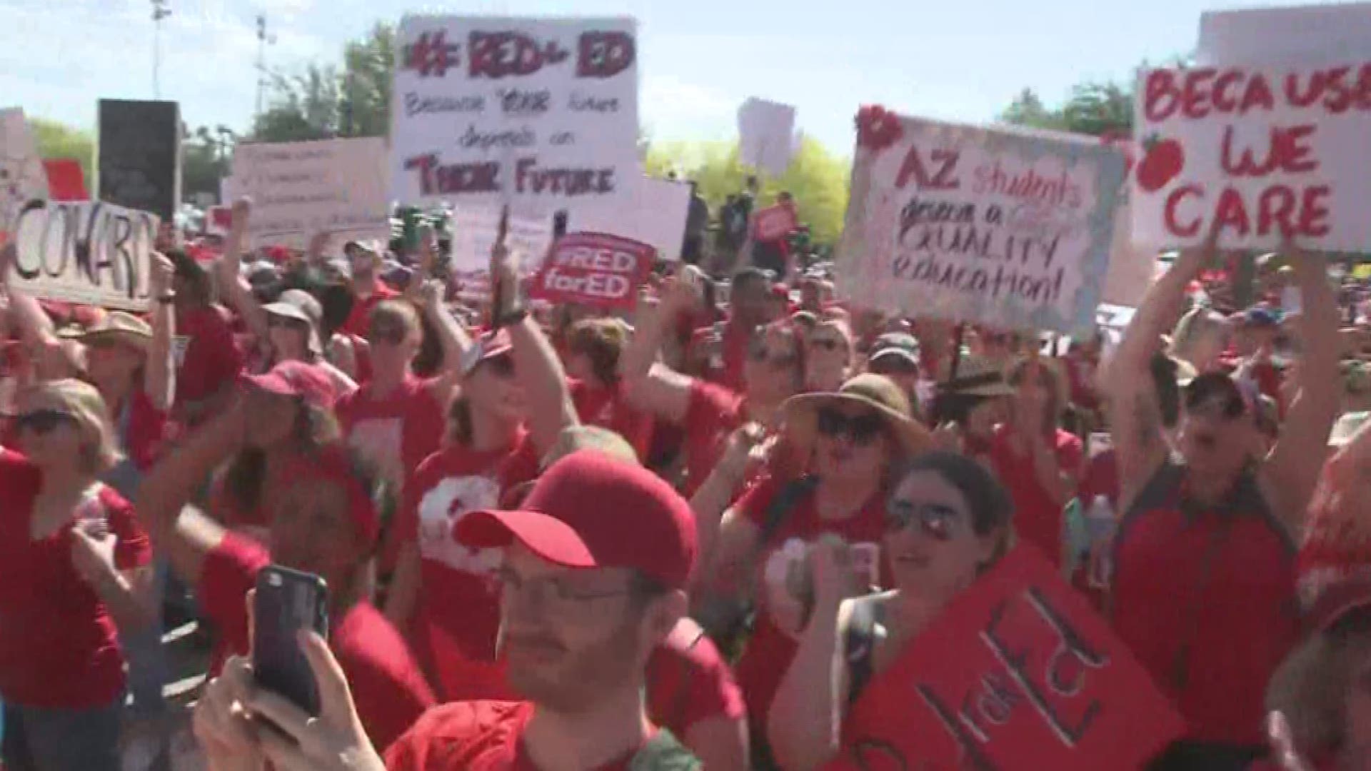 Friday marks the first anniversary of the Red for Ed walkout. This time last year the streets outside the capitol were swarmed with red shirts and homemade signs to protest for change and better pay for teachers.