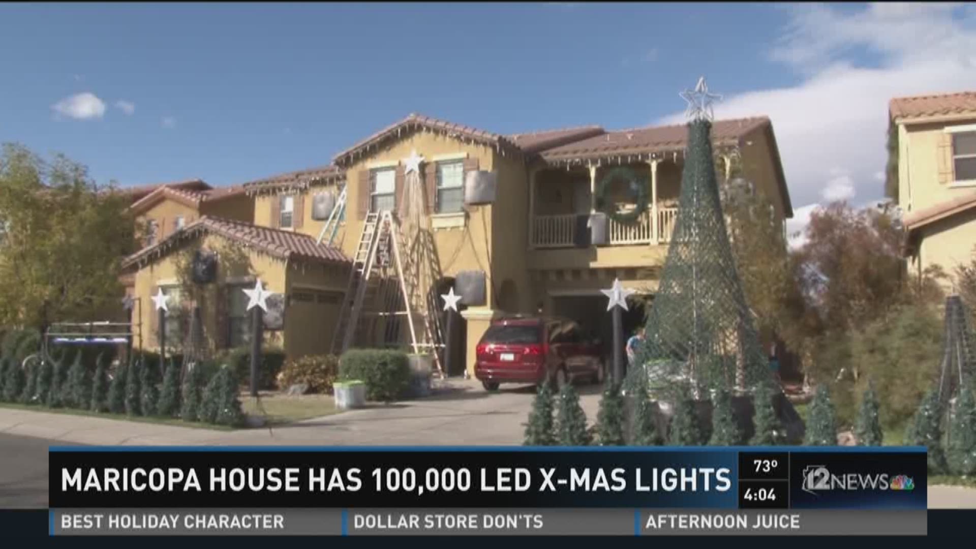 Home In Maricopa Features 100 000 Led Christmas Lights 12news Com