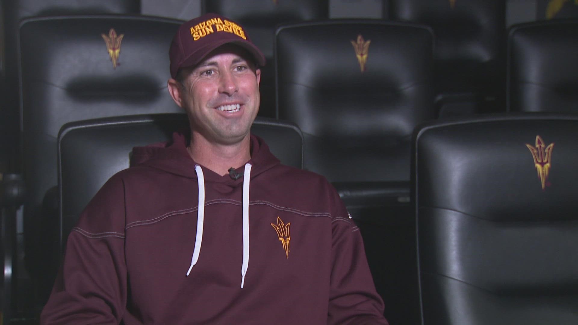 In an exclusive interview with 12Sports, Jason shared what it means for him to come home to coach tight ends for the Sun Devils at his alma mater.