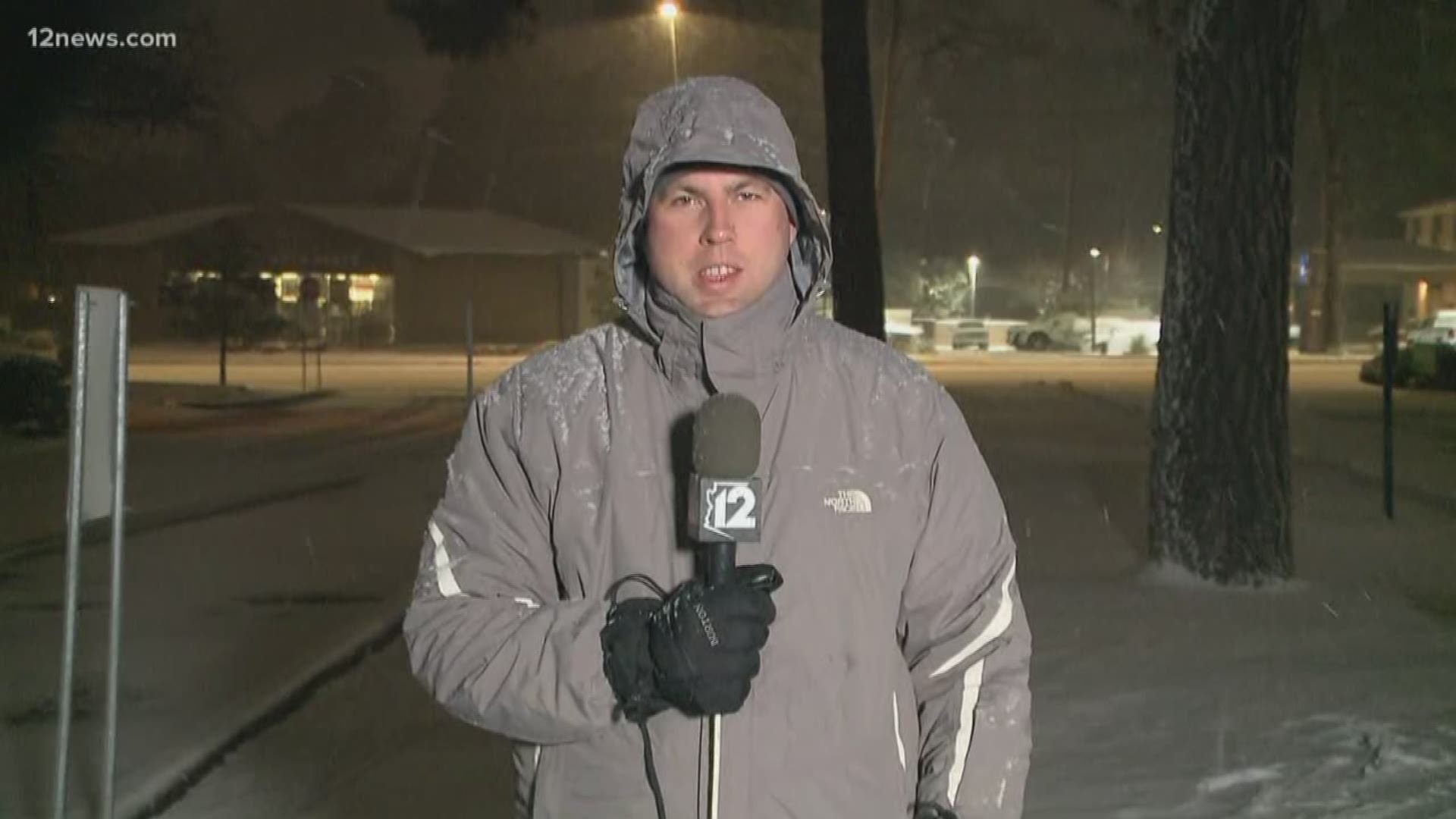 Will Pitts gives us the current conditions of the snowfall in the Payson area Thursday morning.