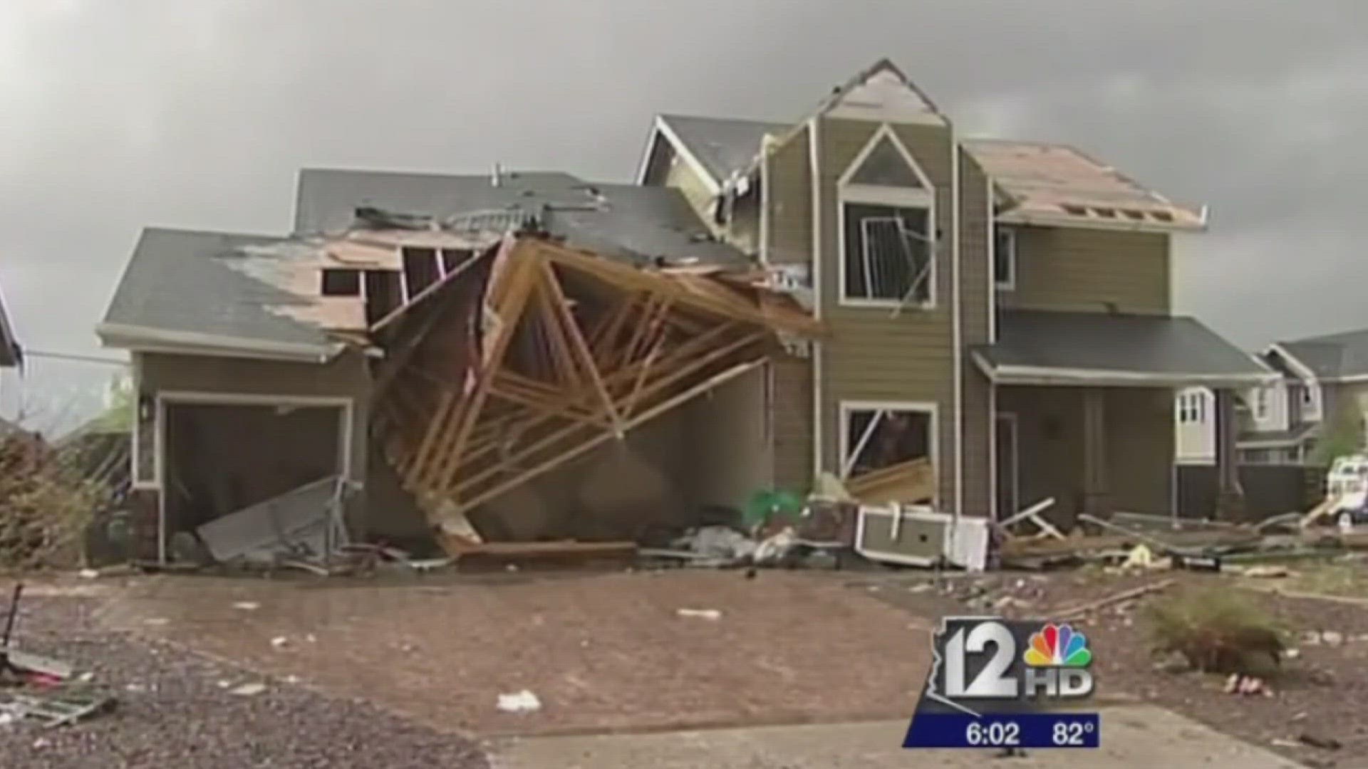 The monsoon and Southern California weather combined to create a massive storm that spawned tornadoes and baseball-sized hail.