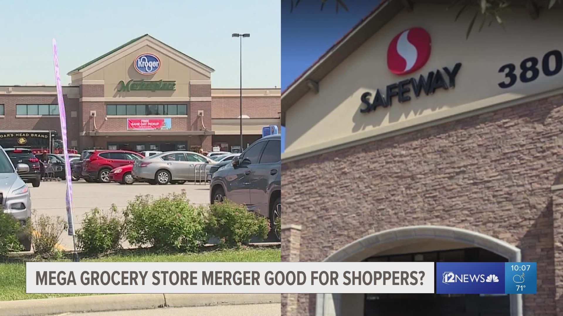 ASU business professor Timothy Bates weighs the pros and cons of the potential mega grocery store merger.