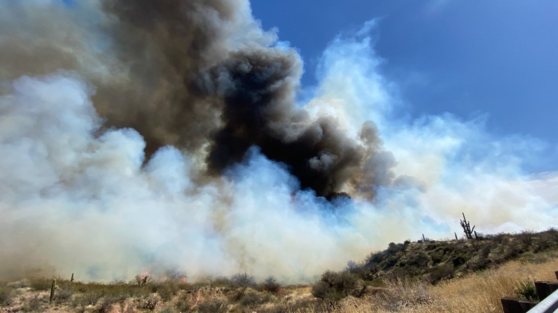 #39 Punkin Fire #39 burning near Tonto Basin measured at 305 acres 40%