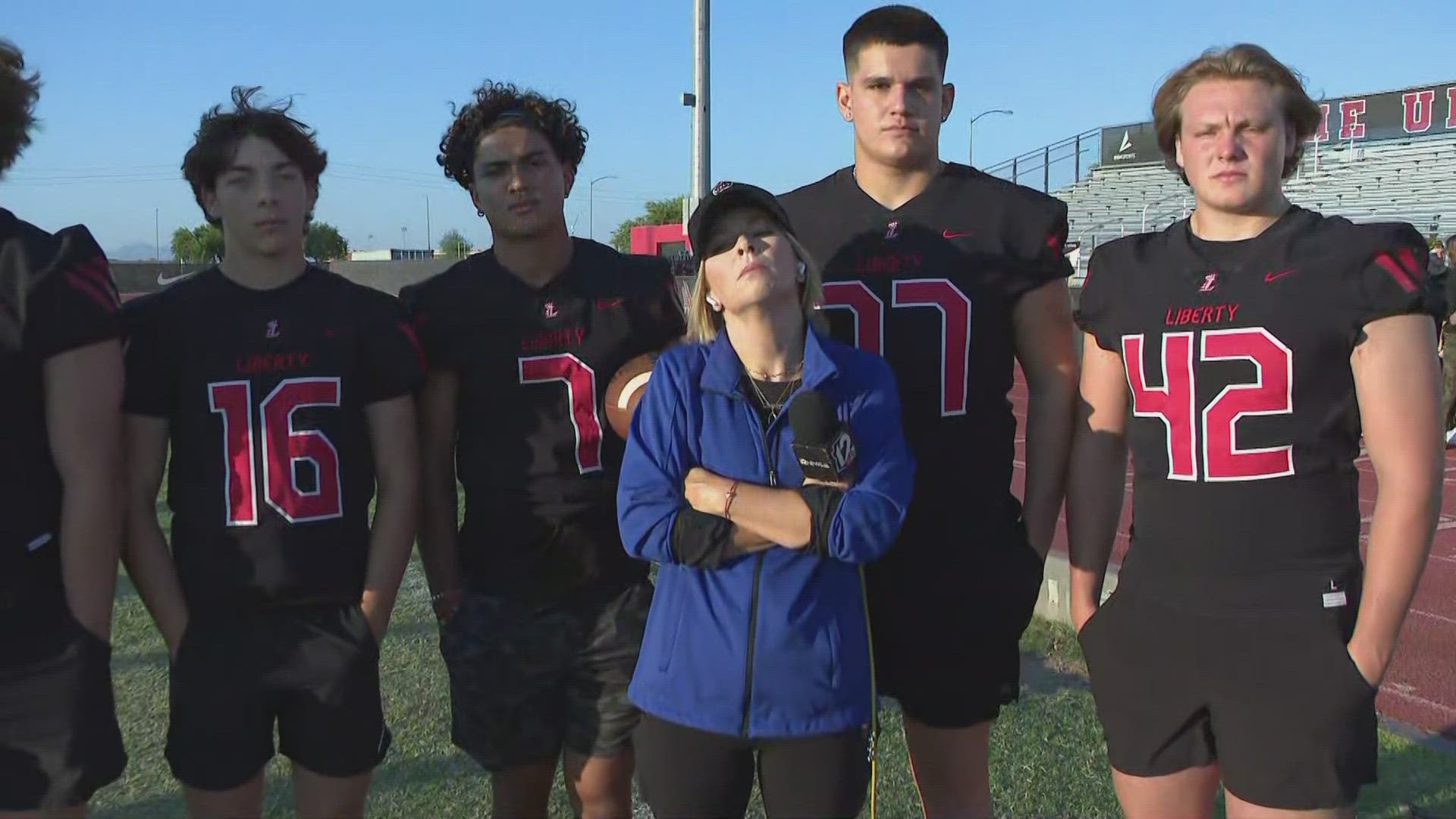 The Today in AZ team kicks off Friday Morning Fever with Emma Jade at Liberty High School in Peoria.