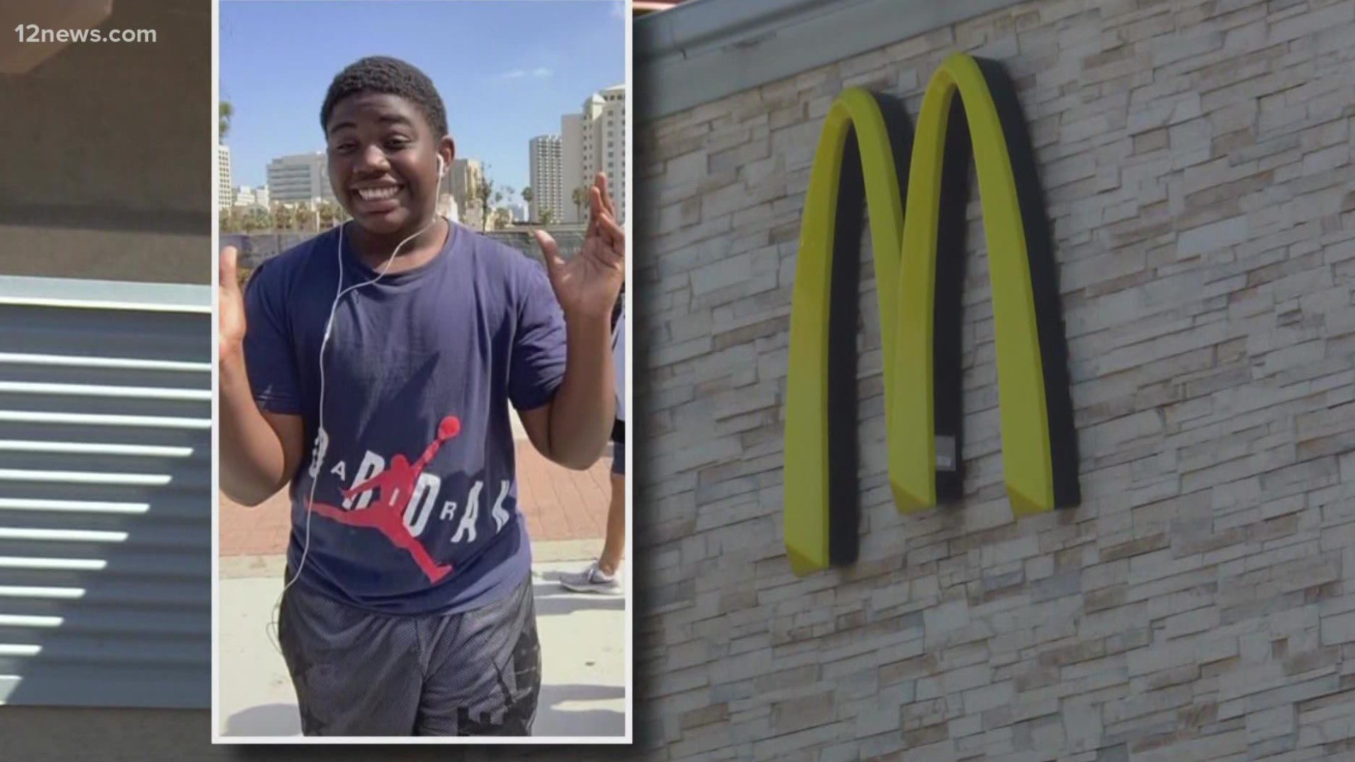 16-year-old Prince Nedd was working at a Phoenix McDonald's on Wednesday when he was shot and killed. Police are still looking for the suspect who shot him.