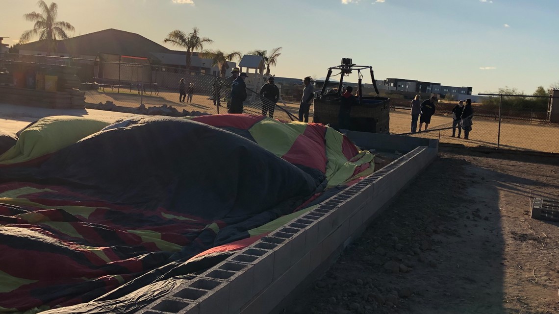 No significant injuries to 9 passengers after hot air balloon crash in Gilbert - Vimarsana News