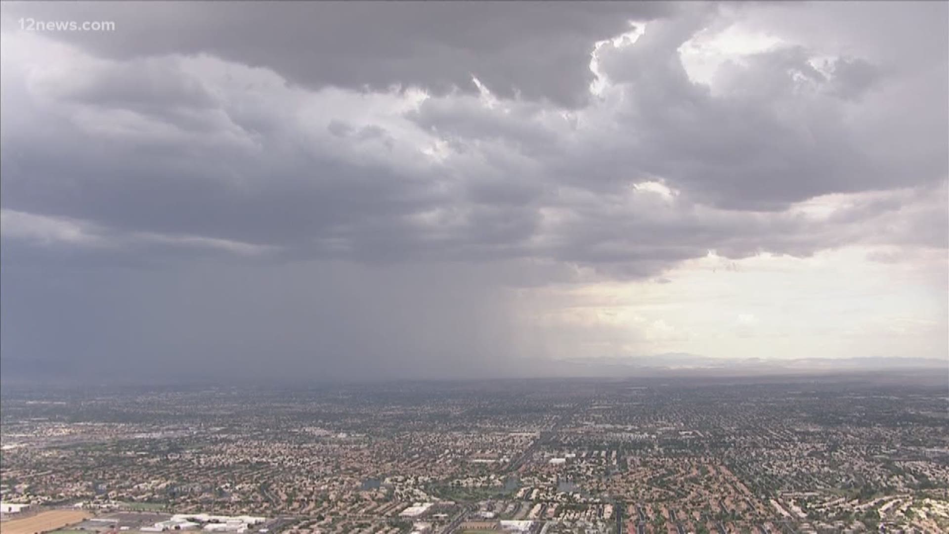 Dark clouds and rain are moving into the Valley Tuesday afternoon. 12 News Meteorologist Lindsay Riley is tracking several storm cells that are expected to produce rain for the afternoon commute.