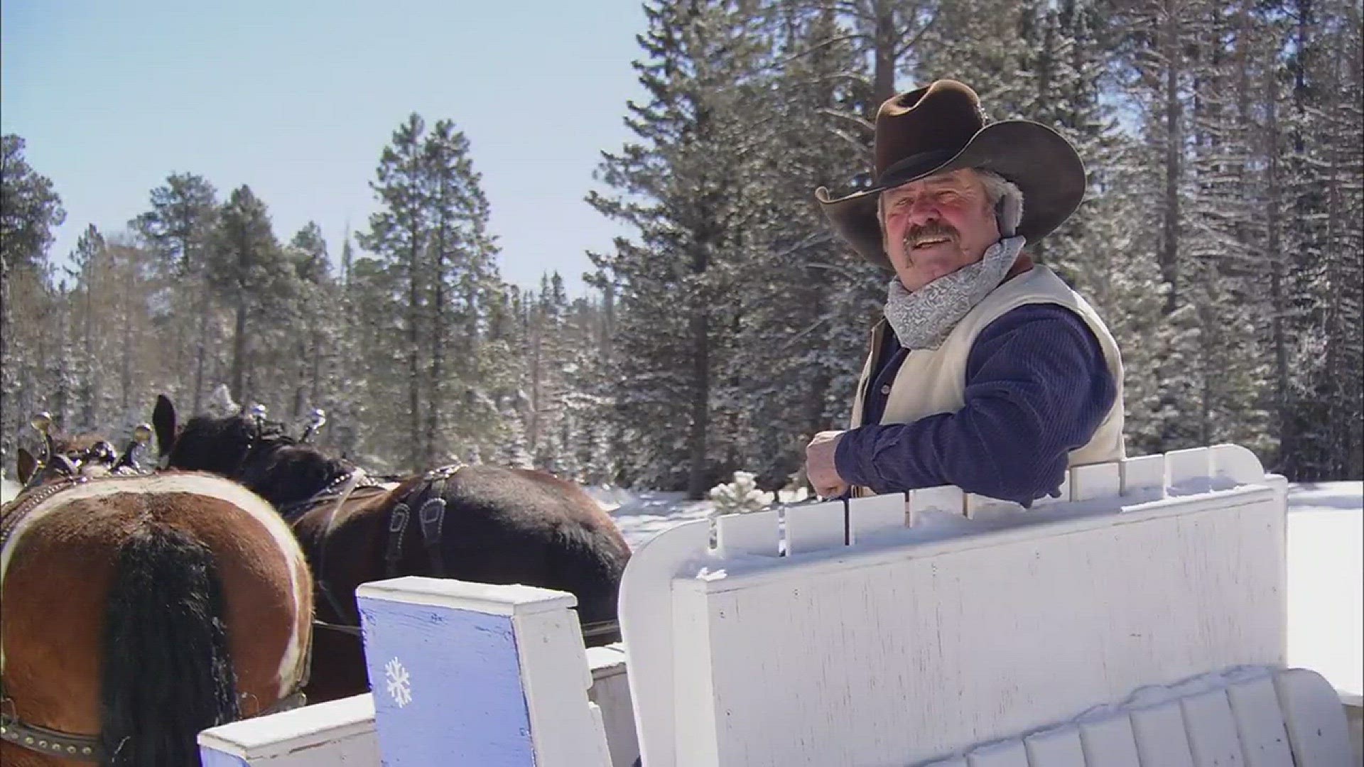 The Sunrise Ski Resorts offer sleigh rides onto the Apache Reservation.