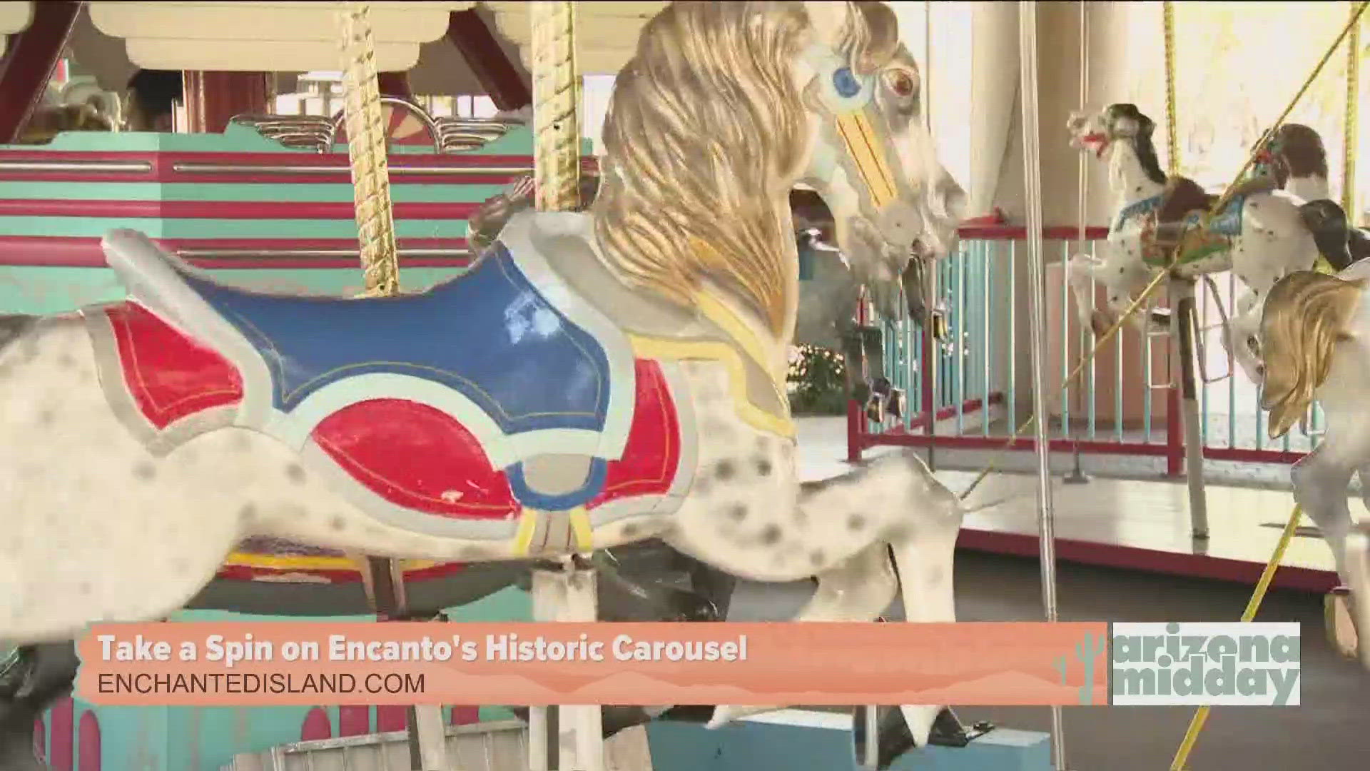 The oldest carousel in Arizona will thrill you at Encanto Park. Krystle Long takes us there.