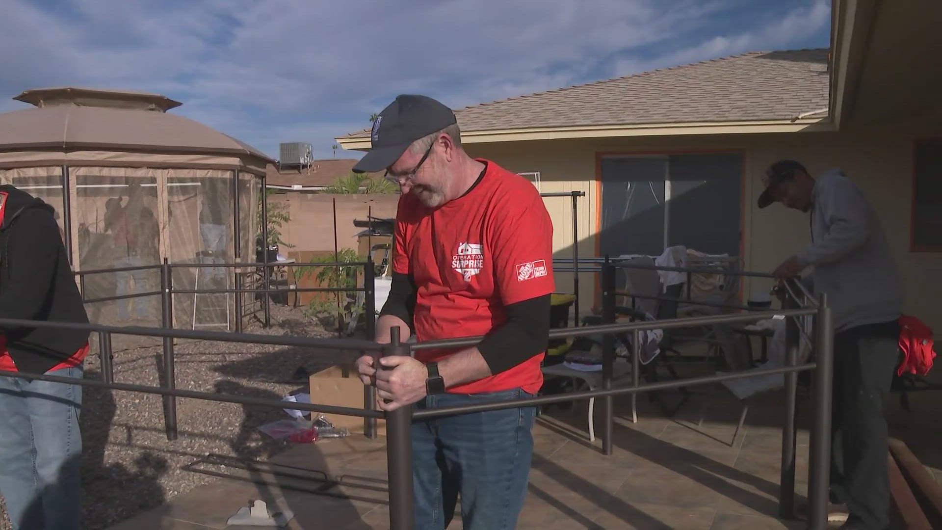 The Home Depot Foundation helped upgrade the Valley veteran's house inside and out.