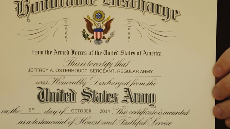 Veteran wins 3-year battle for honorable discharge | 12news.com