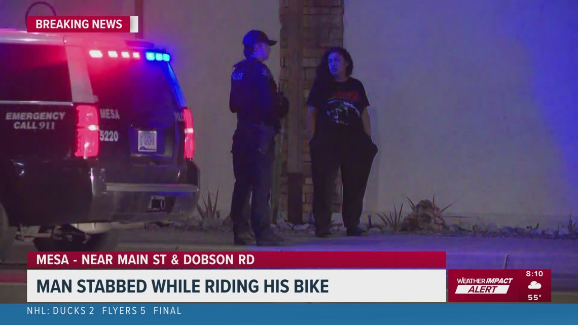 Man allegedly stabbed while riding bike in Scottsdale, police say ...