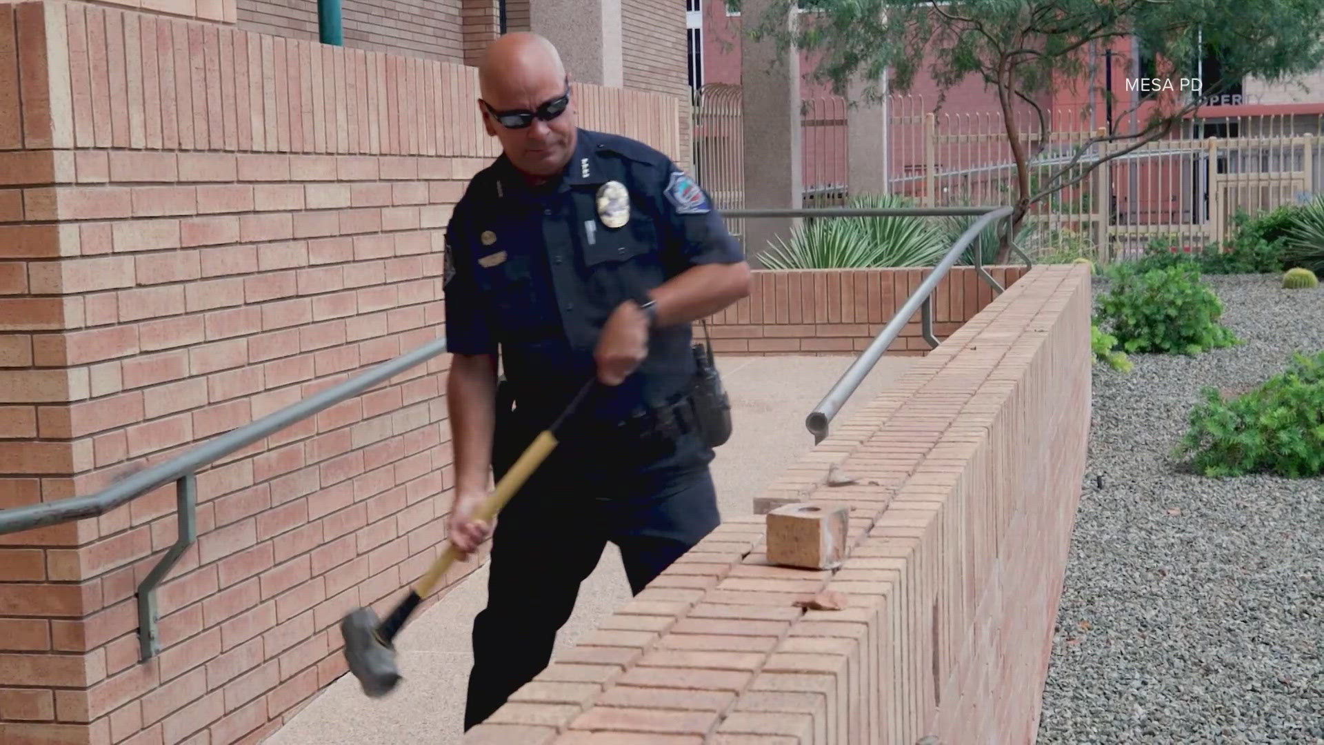 The project will be completed by 2027, police say. 