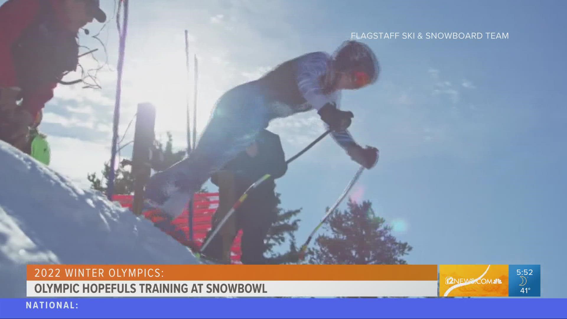 As the Winter Olympics in Beijing get underway, around 200 Olympic hopefuls in Arizona are using the Flagstaff business to train for the future.