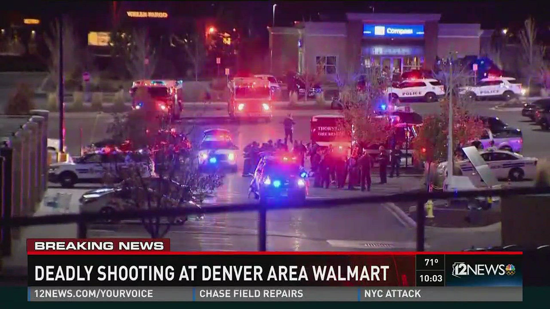 Phyllis and Greg Smolen were on a business trip in Denver when shooting broke out at a Walmart in the area.