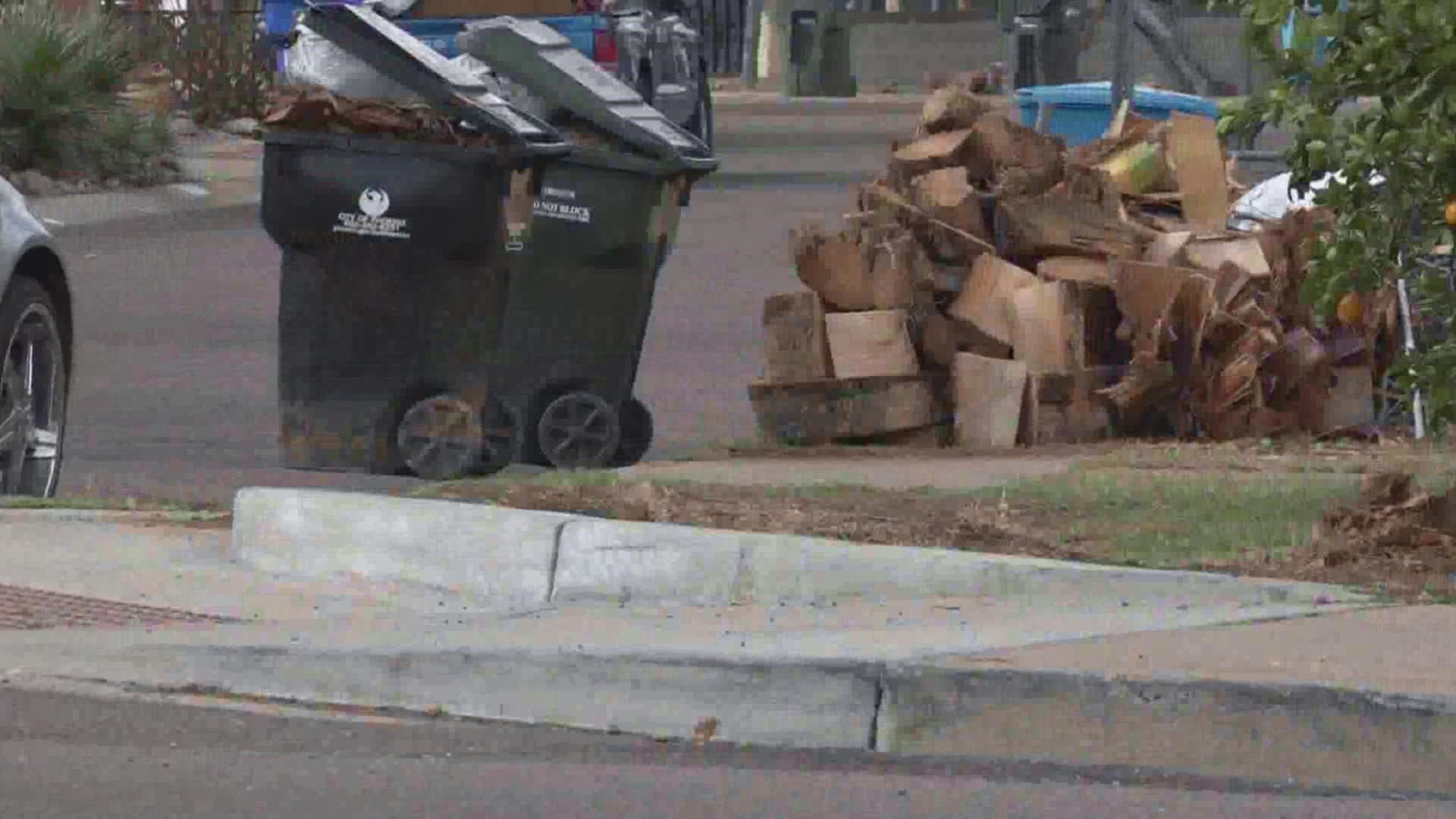 Sunnyslope residents still waiting for bulk trash to be picked up