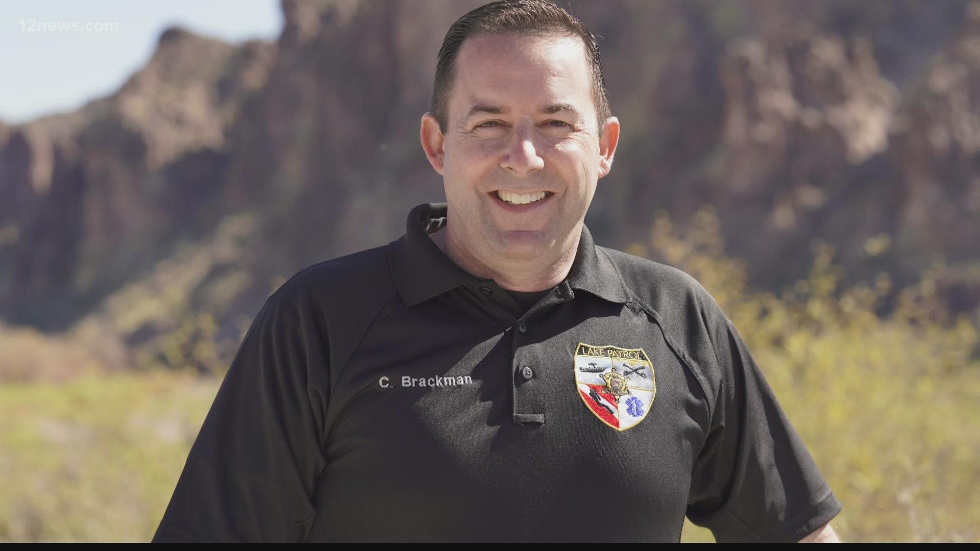 Lt. Chad Brackman was hit by a driver in a construction zone in Scottsdale last week. His colleagues remembered him as a friend and for having a dry sense of humor.