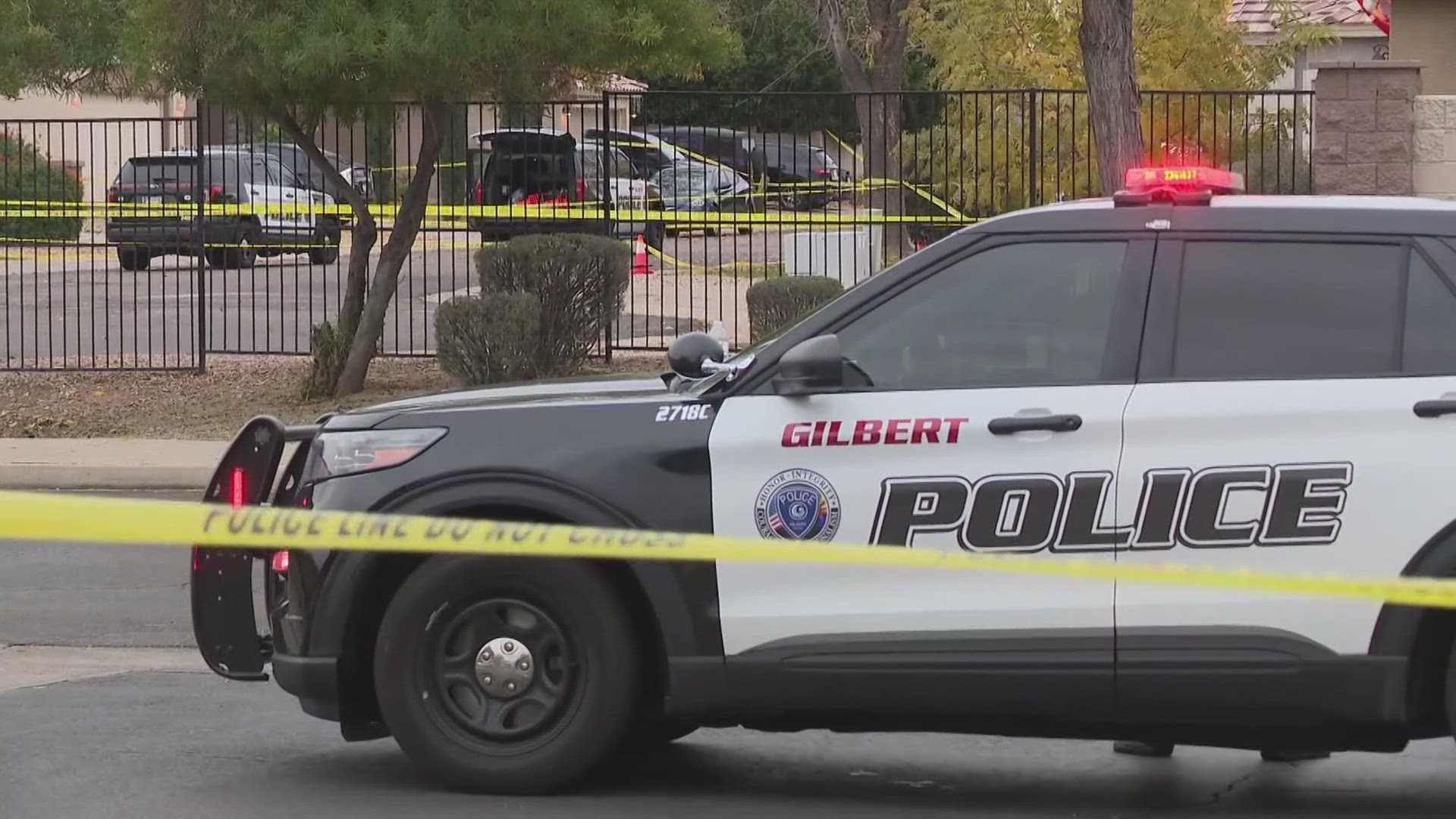 The Gilbert Police Department said in a tweet that the shooting happened on Sunday near Greenfield and Knox roads.