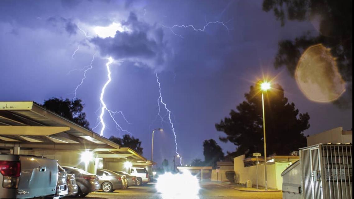 There were more than 97,000 lightning flashes in Arizona during