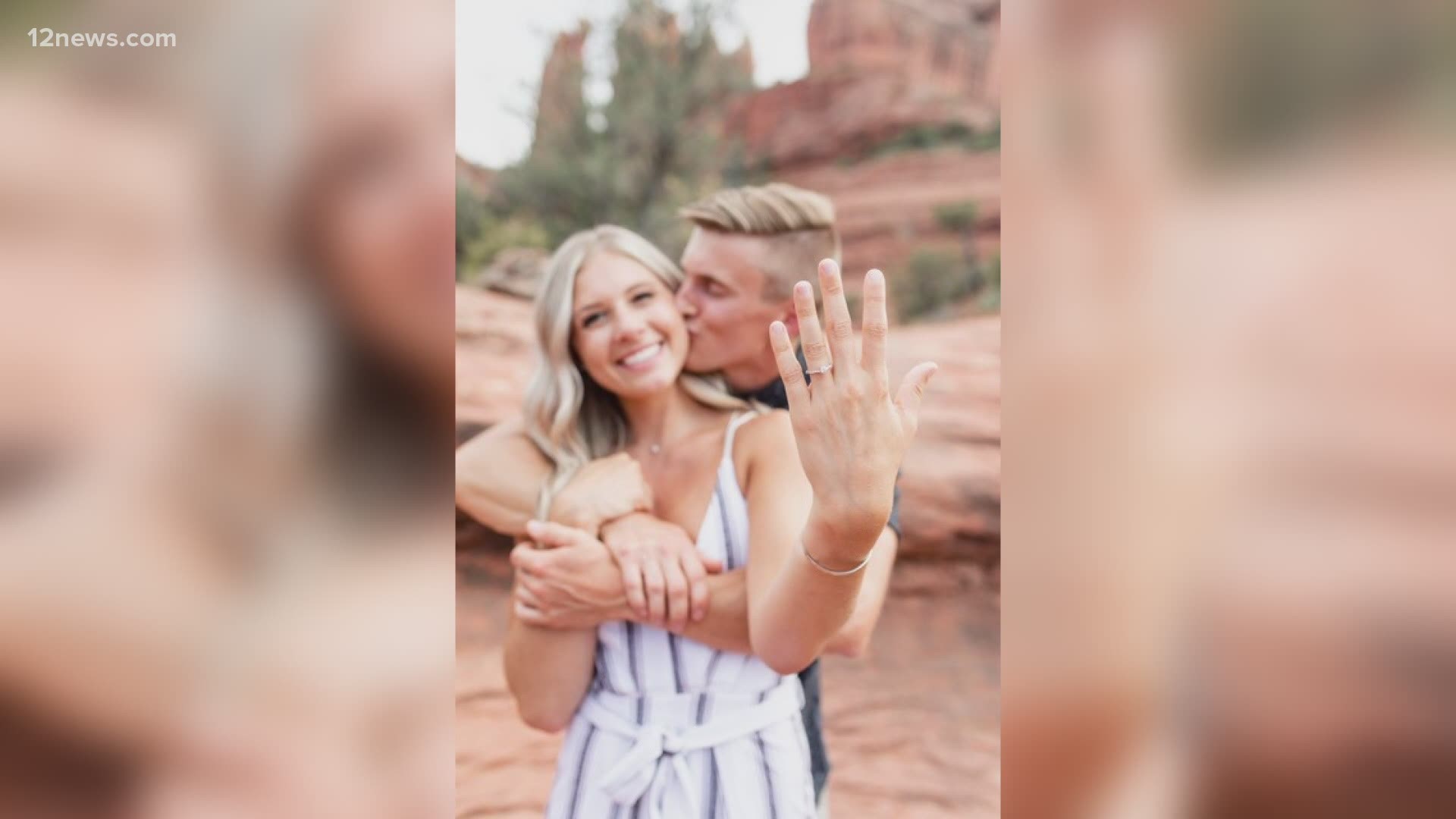 The Red Rocks are a magical place and even though this young man had to postpone his proposal, he pulled off quite the surprise for his bride-to-be.
