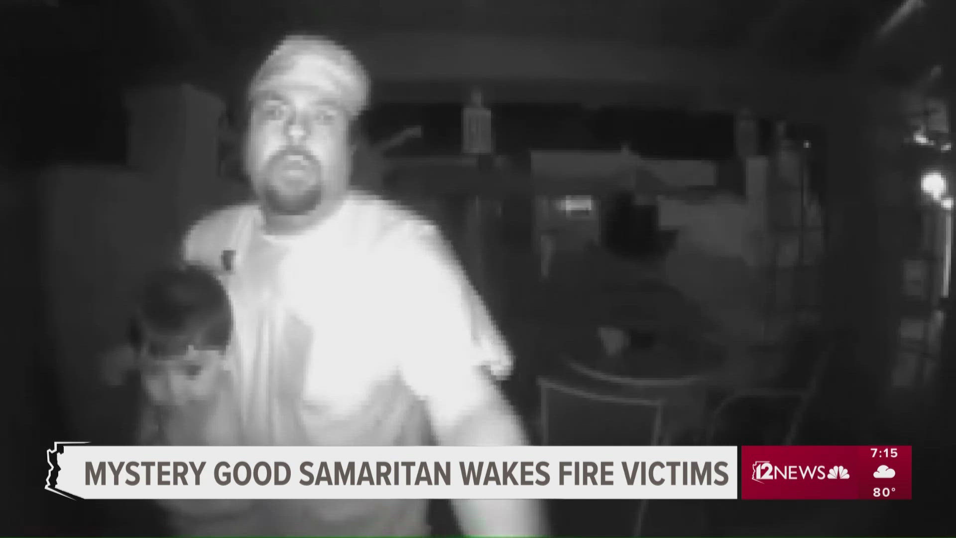 A Chandler family woke up before 4 a.m. Friday morning, to banging on their door. A man noticed their house was on fire. 