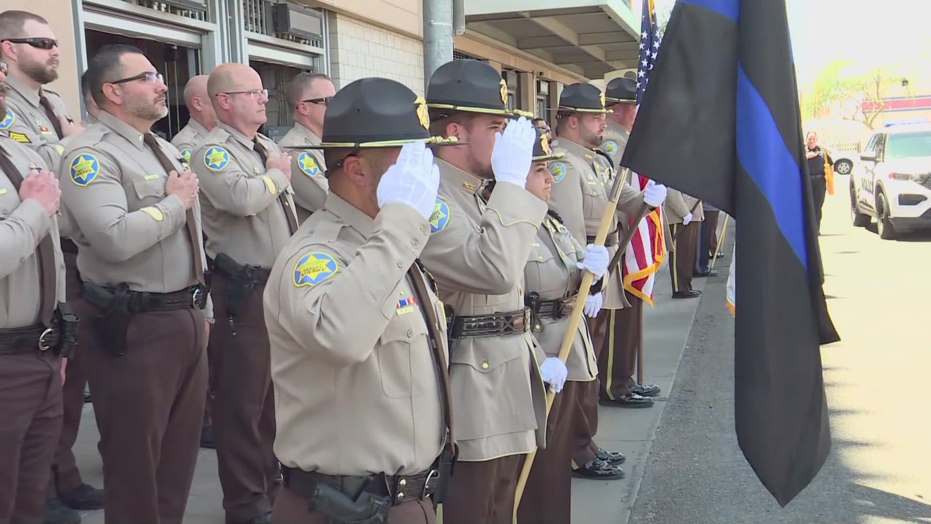 New Jersey girl to honor Gila River officer Joshua Briese | 12news.com