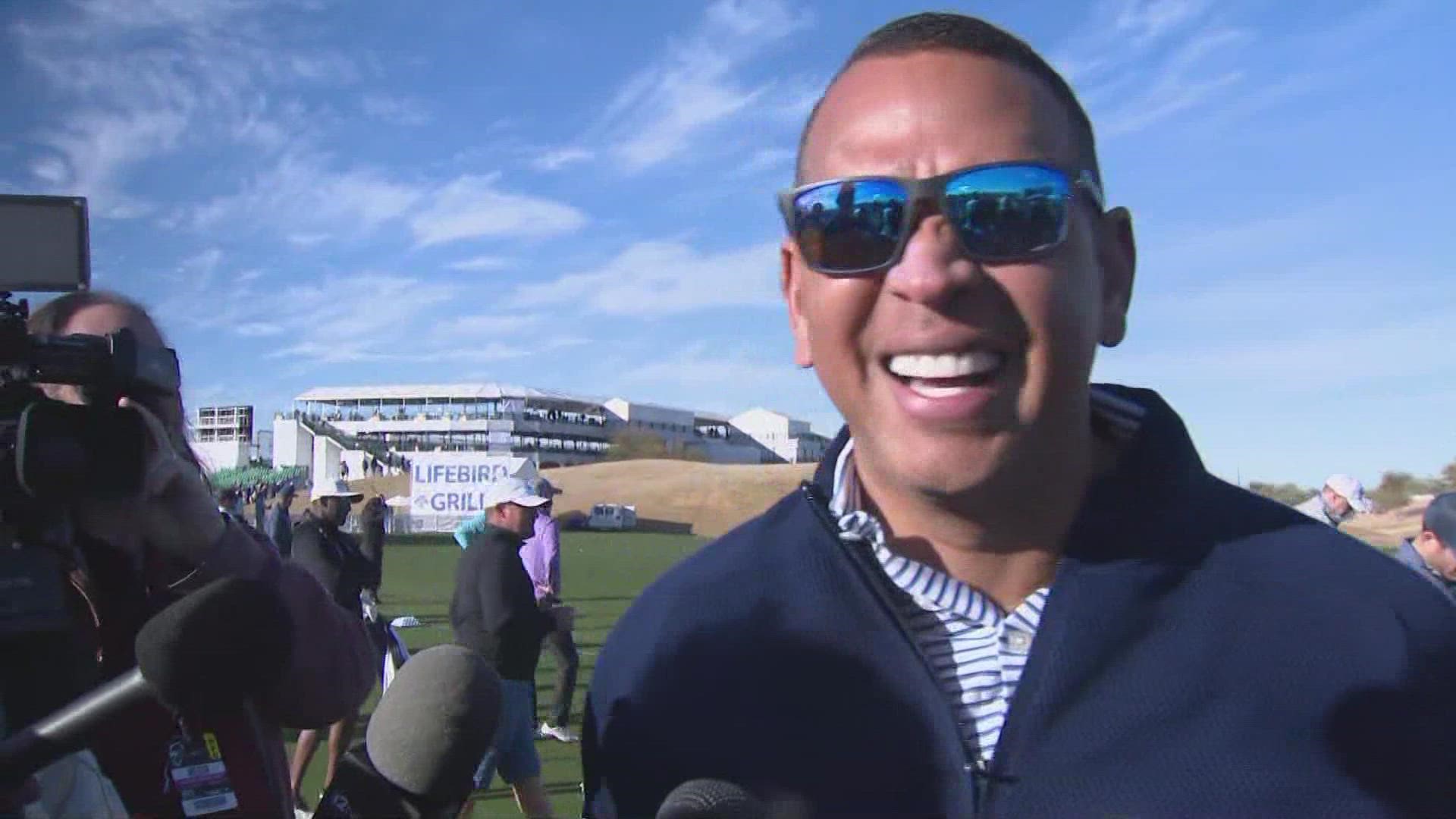 A-Rod talks the tournament, the Phoenix Suns' new owner and the Super Bowl at the WM Phoenix Open Pro-Am.