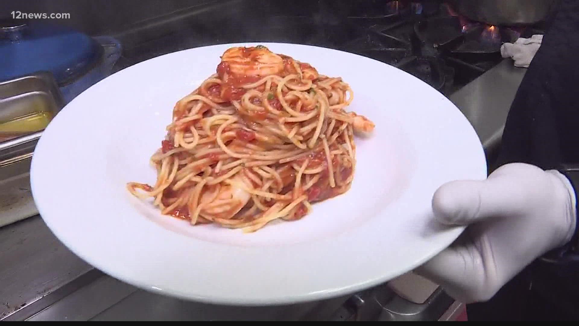 Anzio's Italian Restaurant in Phoenix serves up more than 11,000 plates of spaghetti. But not that long ago spaghetti wasn't easily available in Arizona.