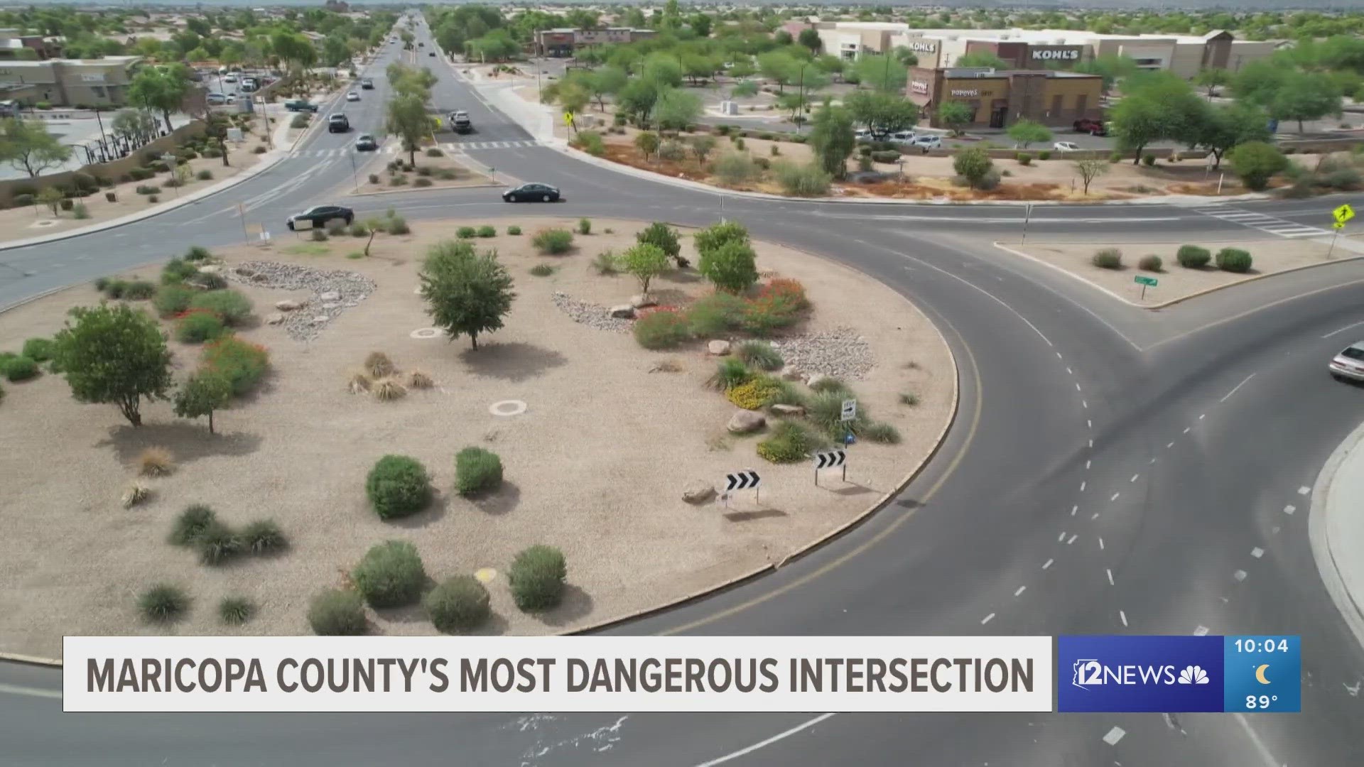 The Maricopa Association of Governments ranked 99th Avenue and Lower Buckeye Road the worst intersection after hundreds of crashes occurred there.